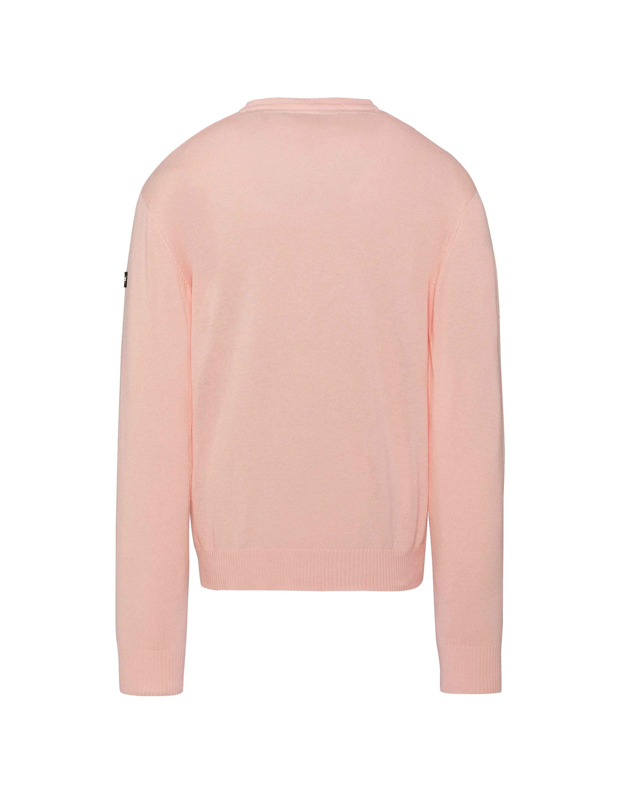 Pull léger rose pâle col V-2