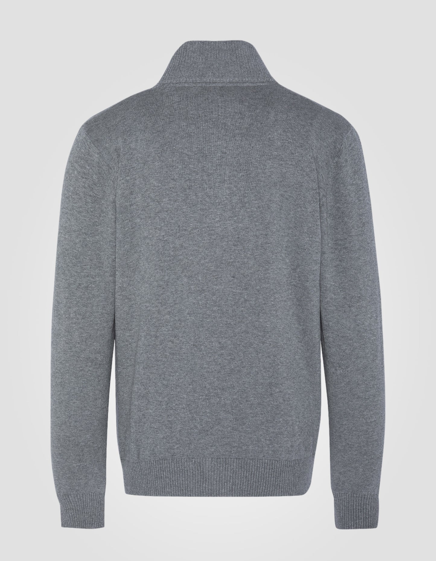 Strickjacke Zippé Gris Chiné