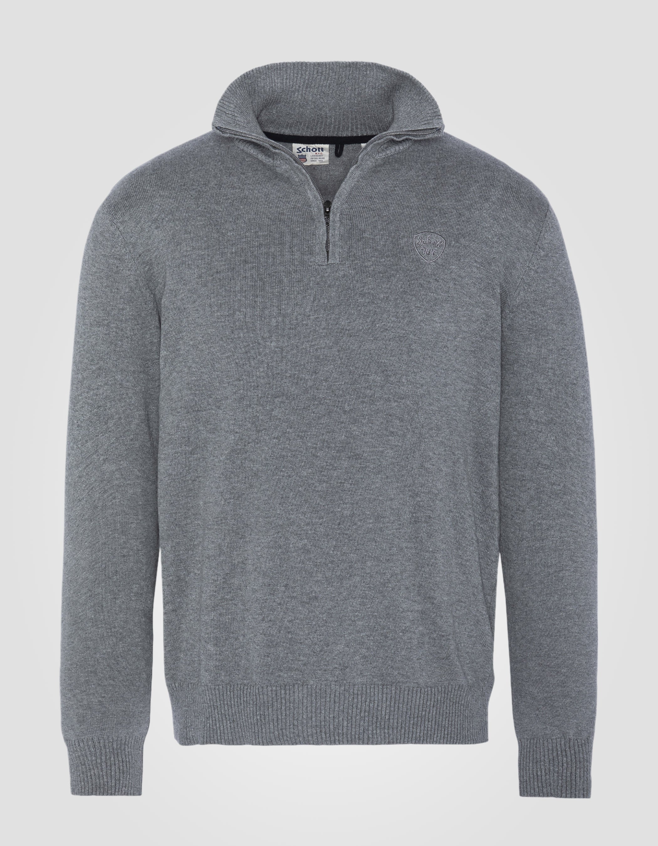 Chinesischer grauer Trucker -Pullover-1