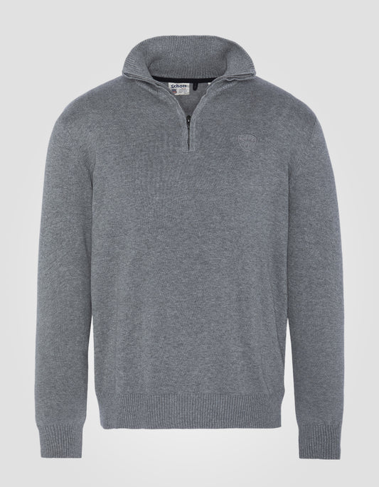 Suéter chino de camionero gris