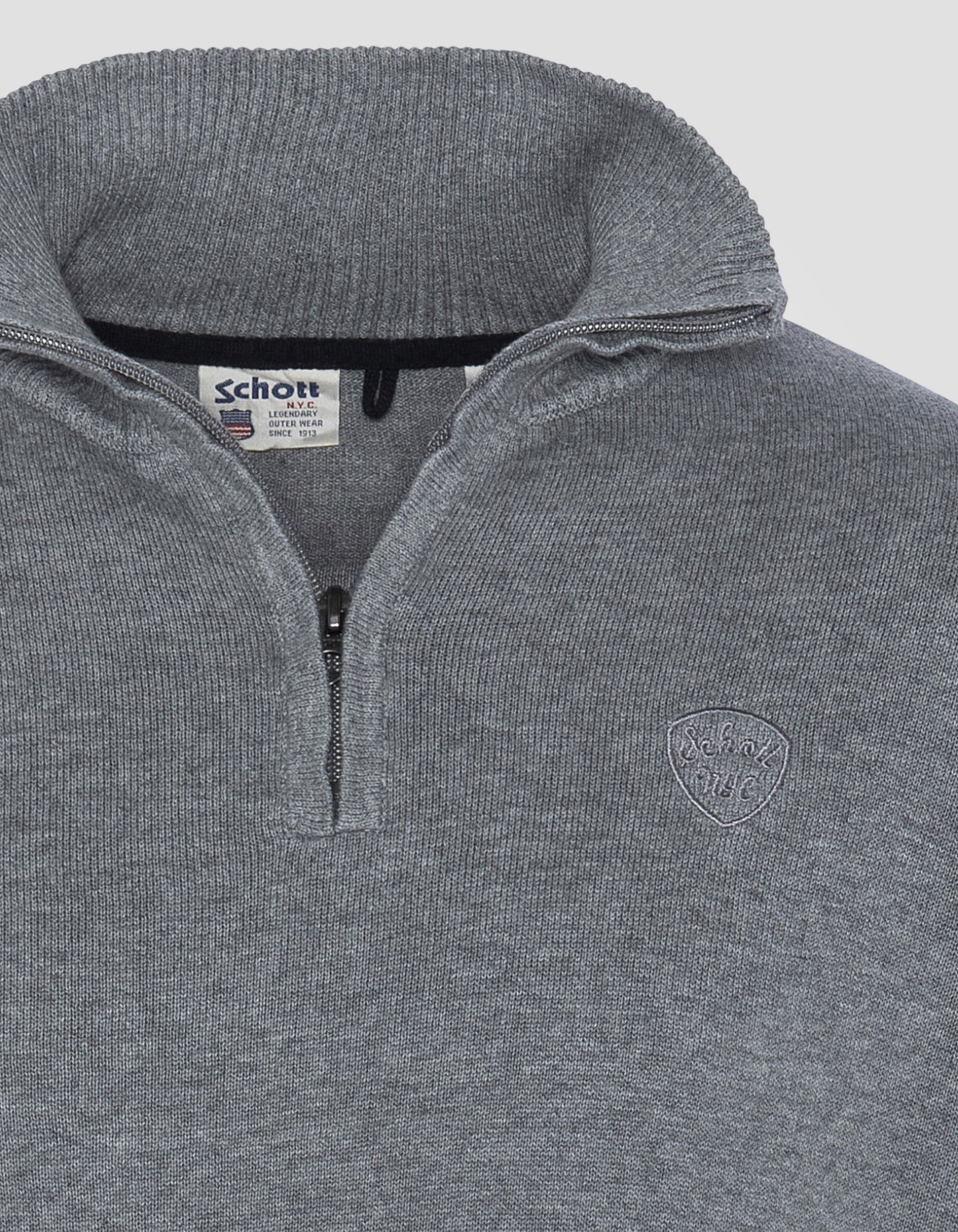 Chinesischer grauer Trucker -Pullover