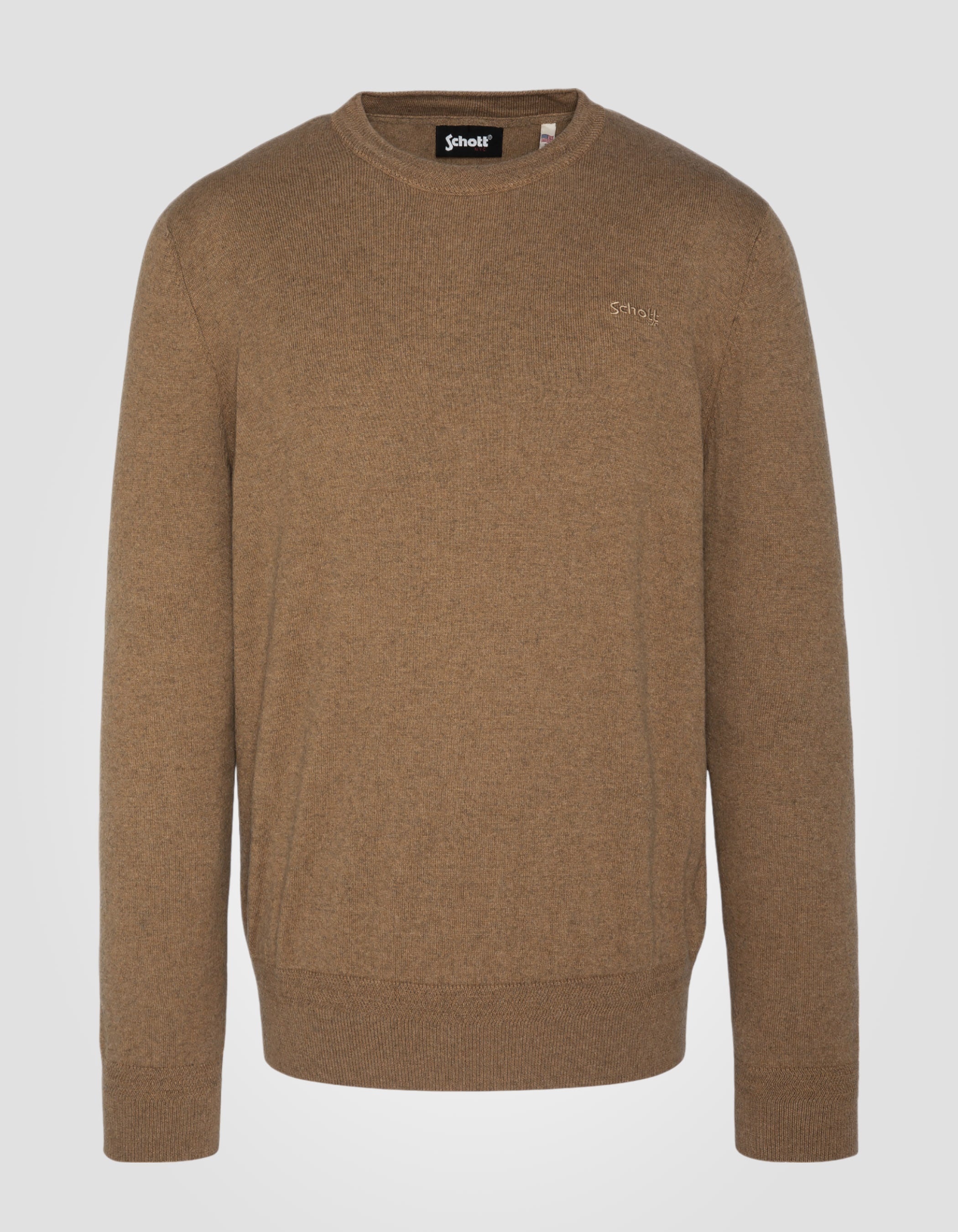 Kamelrundkragen ziehen in feines Netz ein-2