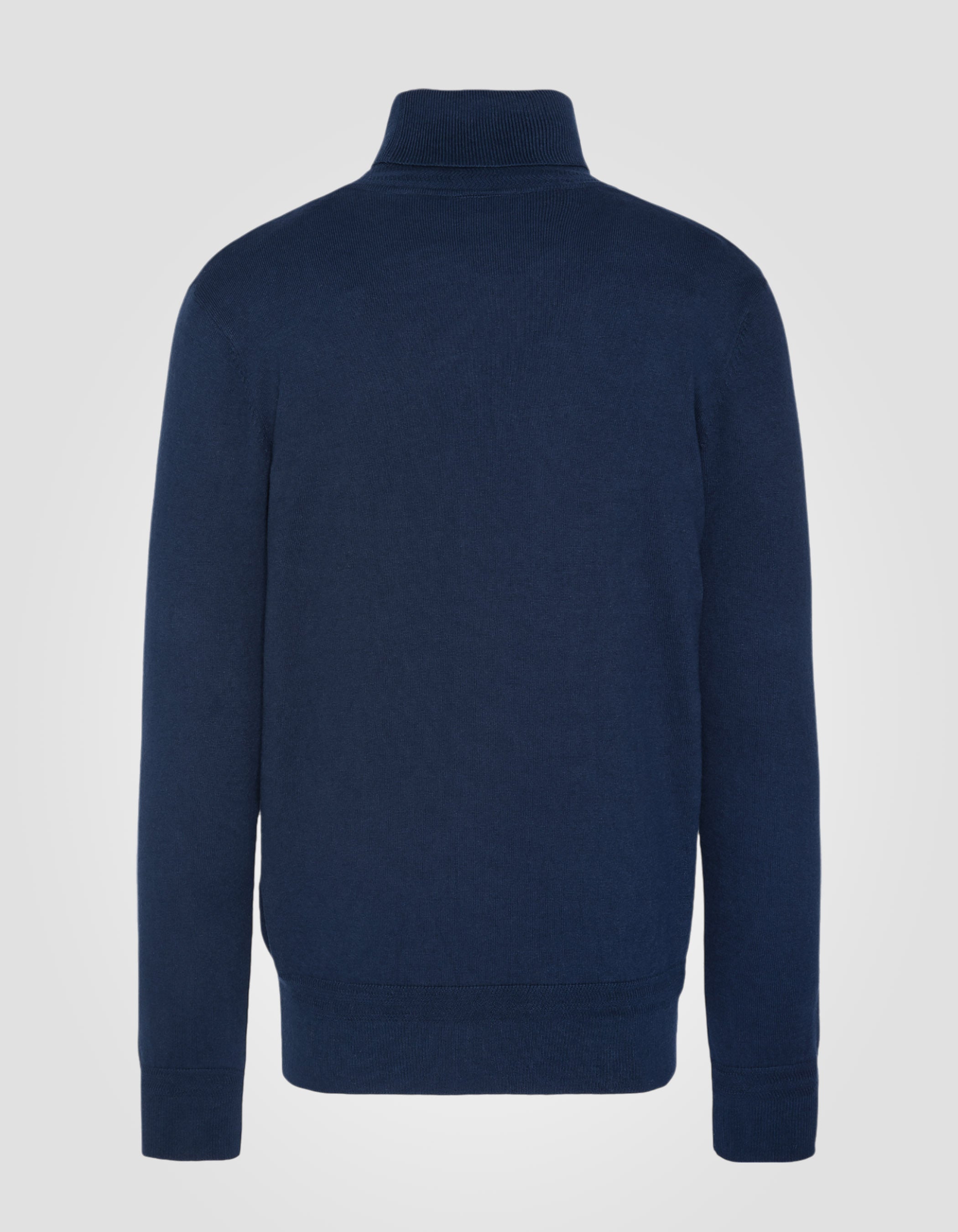 Royal blue rolled collar in fine mesh-2