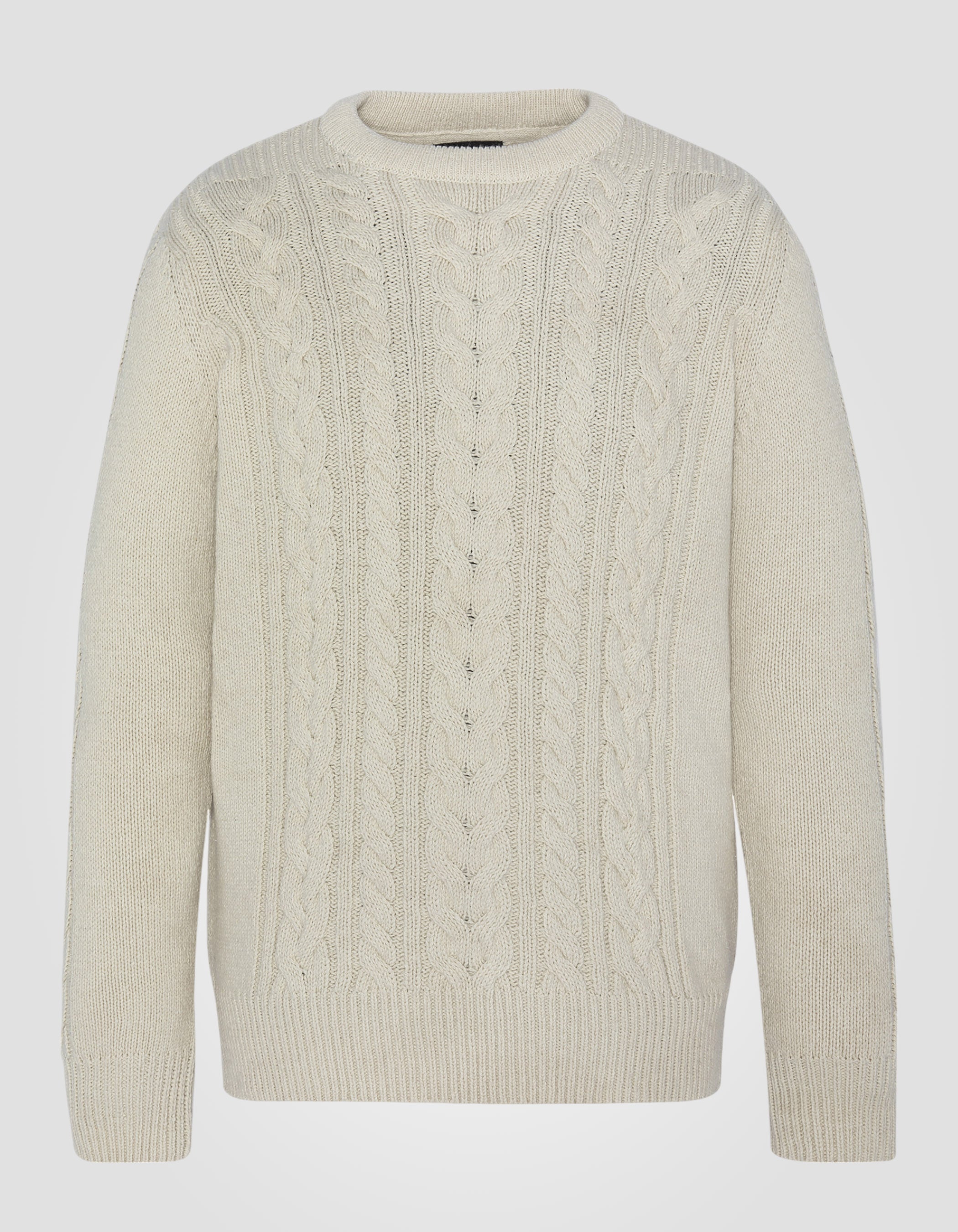 Isländischer runder Kragenkragen im recycelten Draht-2