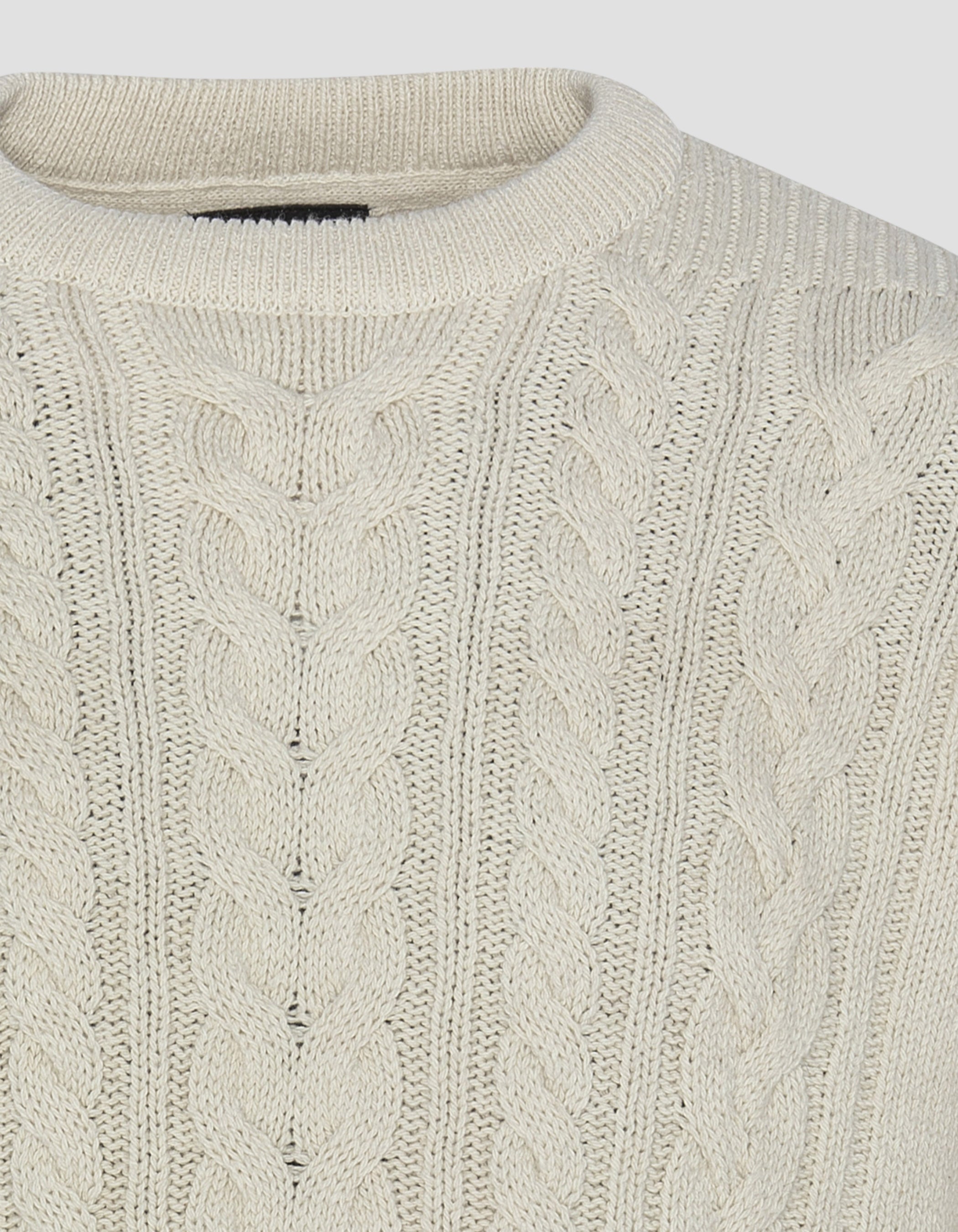 Isländischer runder Kragenkragen im recycelten Draht-7