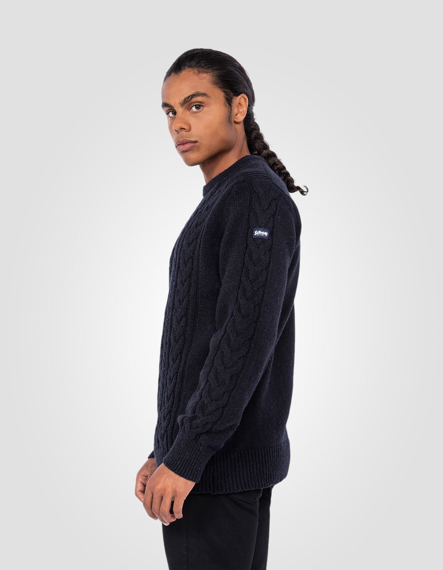 Pull ras du cou recyclé