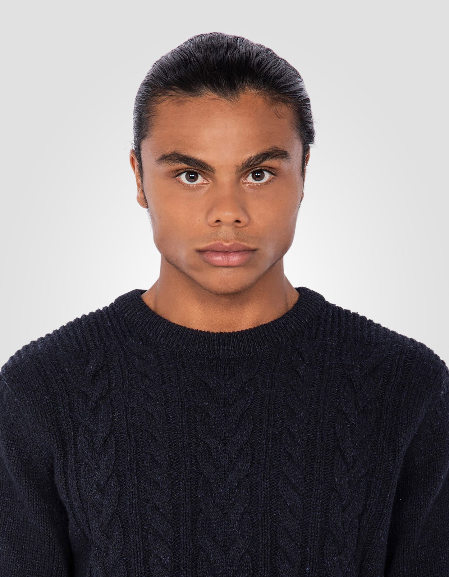 Pull ras du cou recyclé