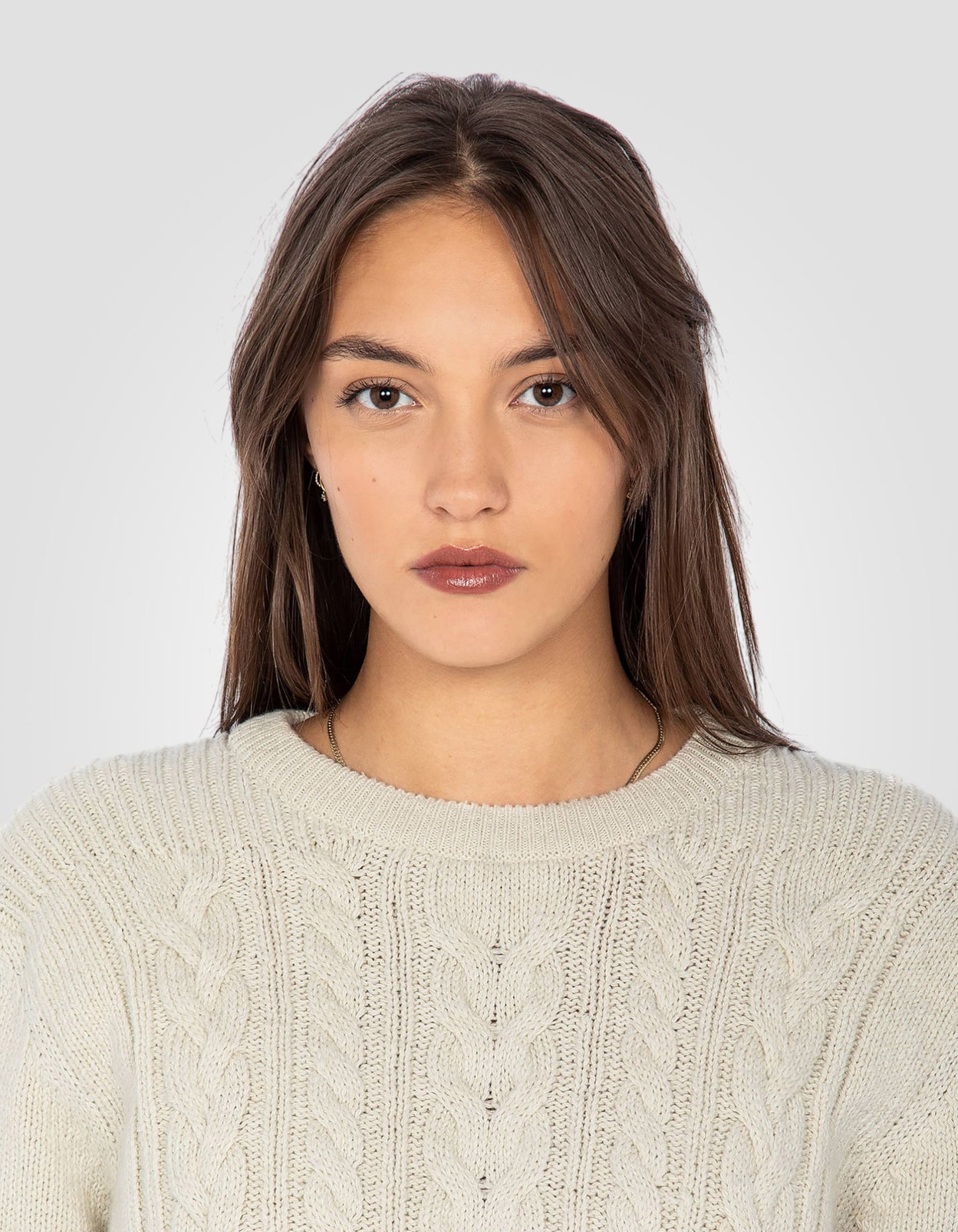 Pull ras du cou recyclé