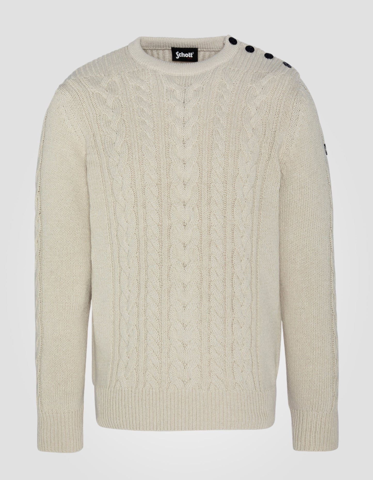 Pull boutonné recyclé