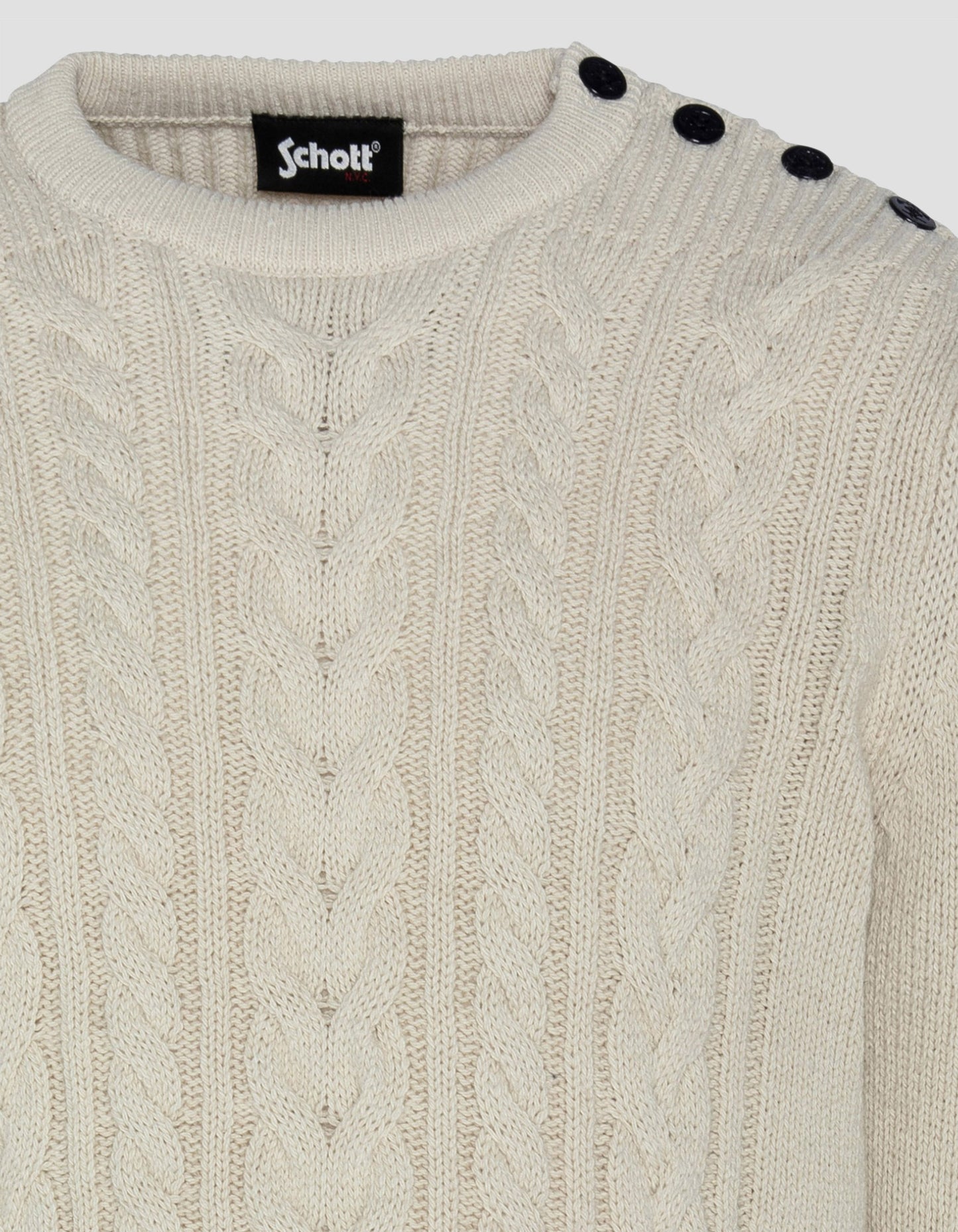 Pull boutonné recyclé