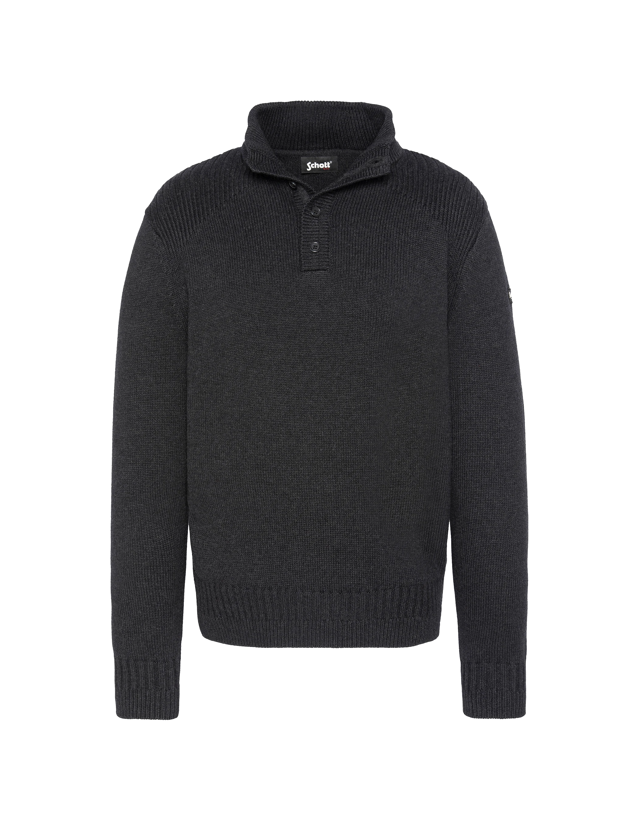 Chinese anthracite trucker sweater-2