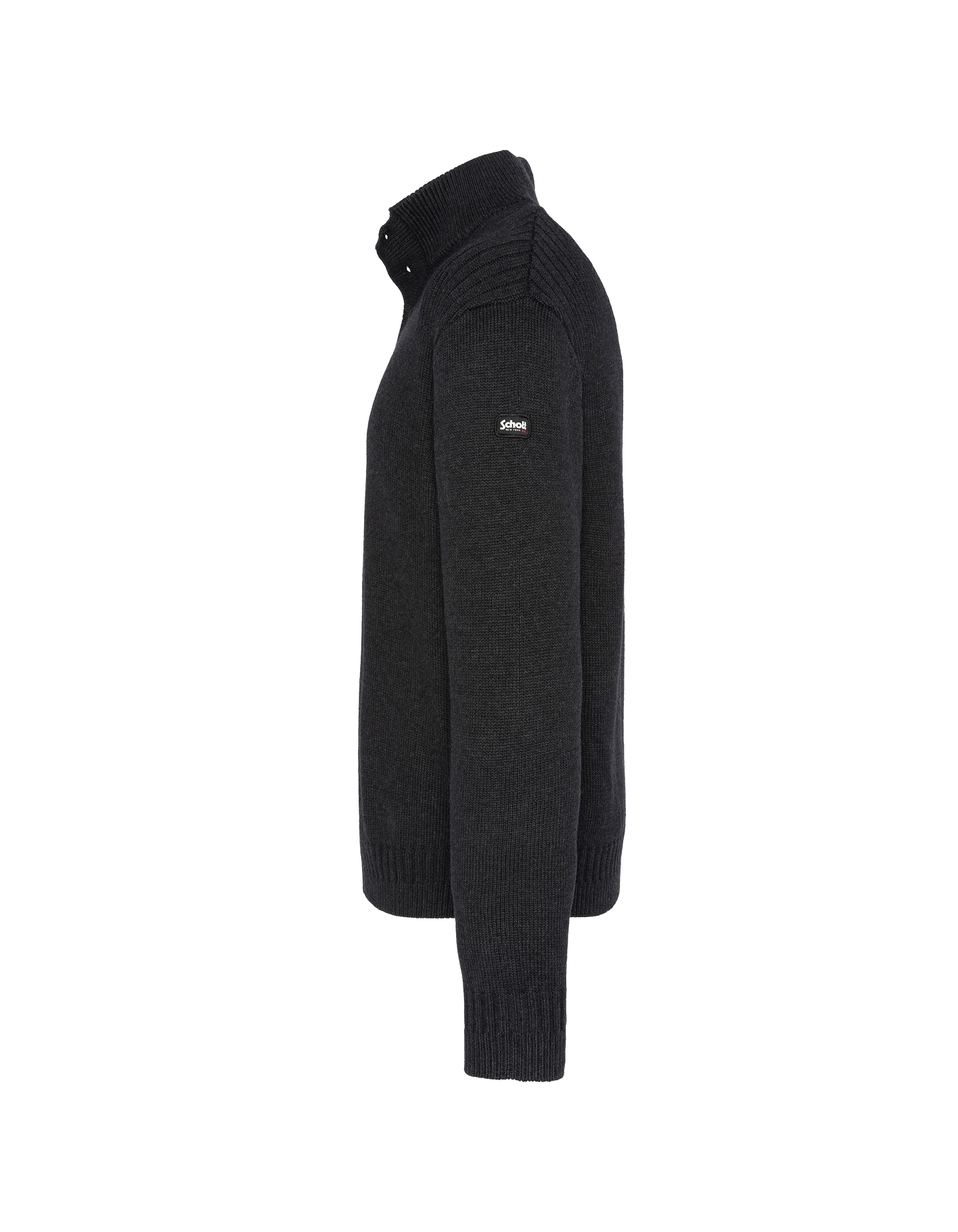 Chinese anthracite trucker sweater