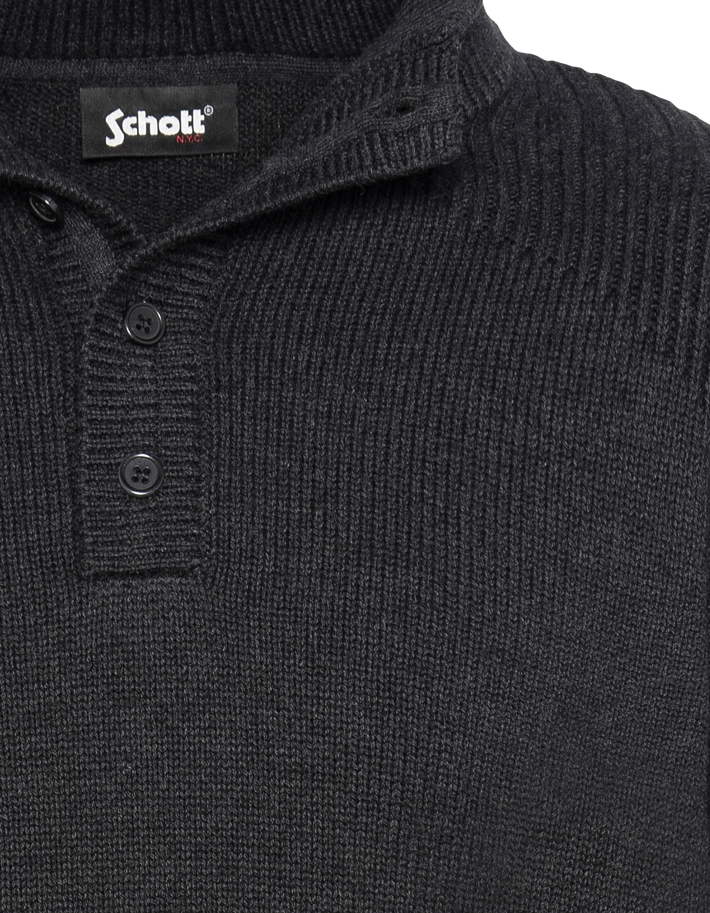 Chinese anthracite trucker sweater