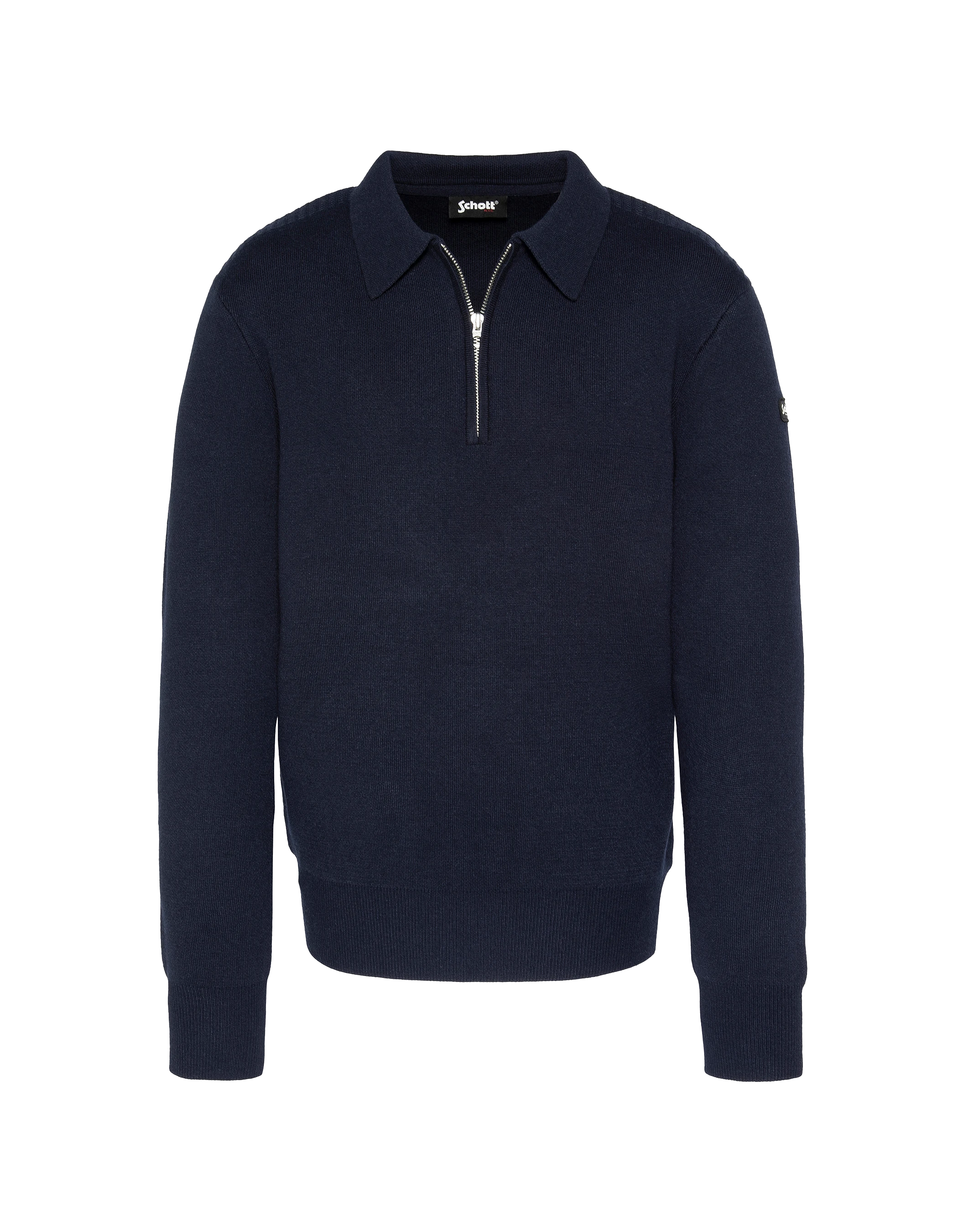 Azul marino polo colo, malla milano-1