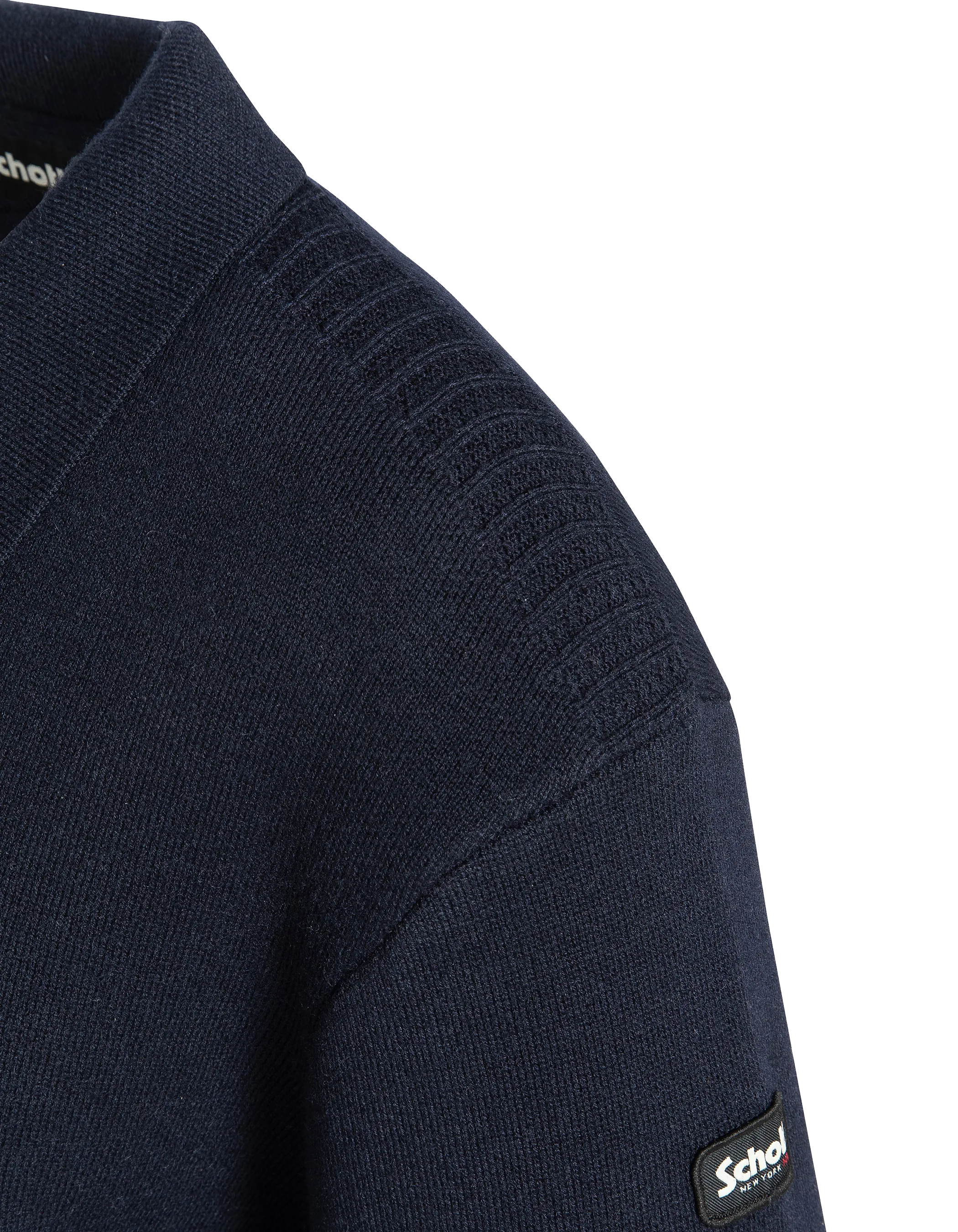 Azul marino polo colo, malla milano-4