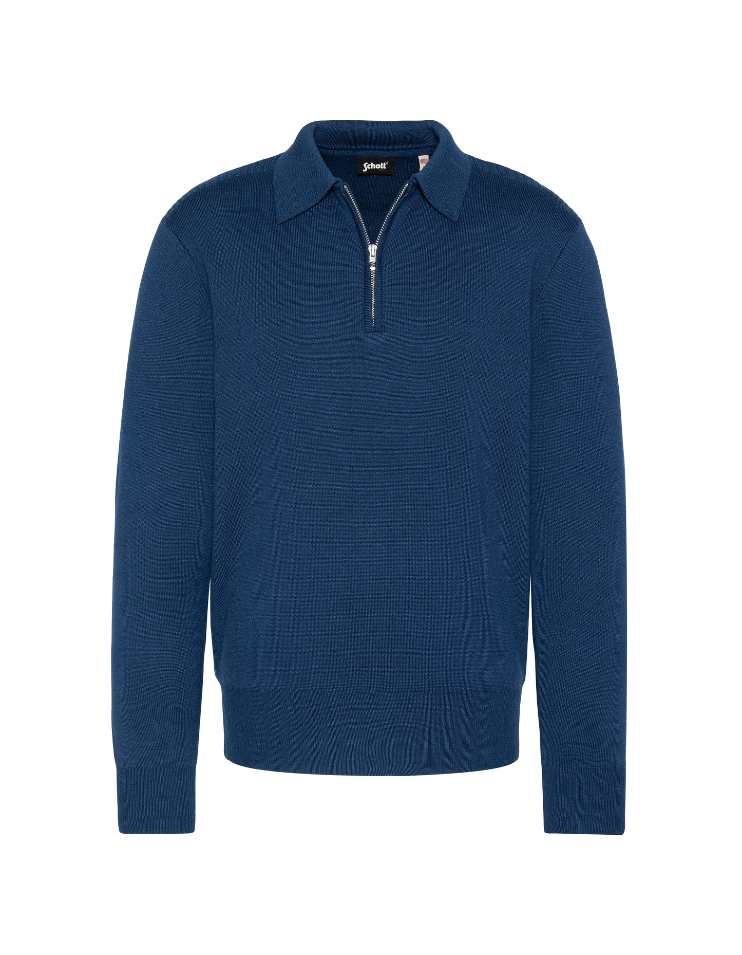 Polo azul de Milano Mesh