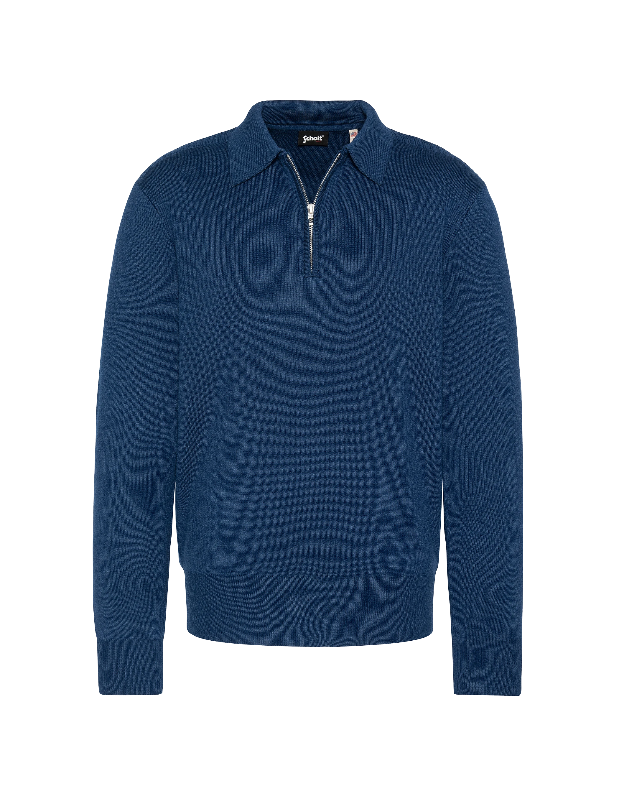 Polo azul de Milano Mesh-1