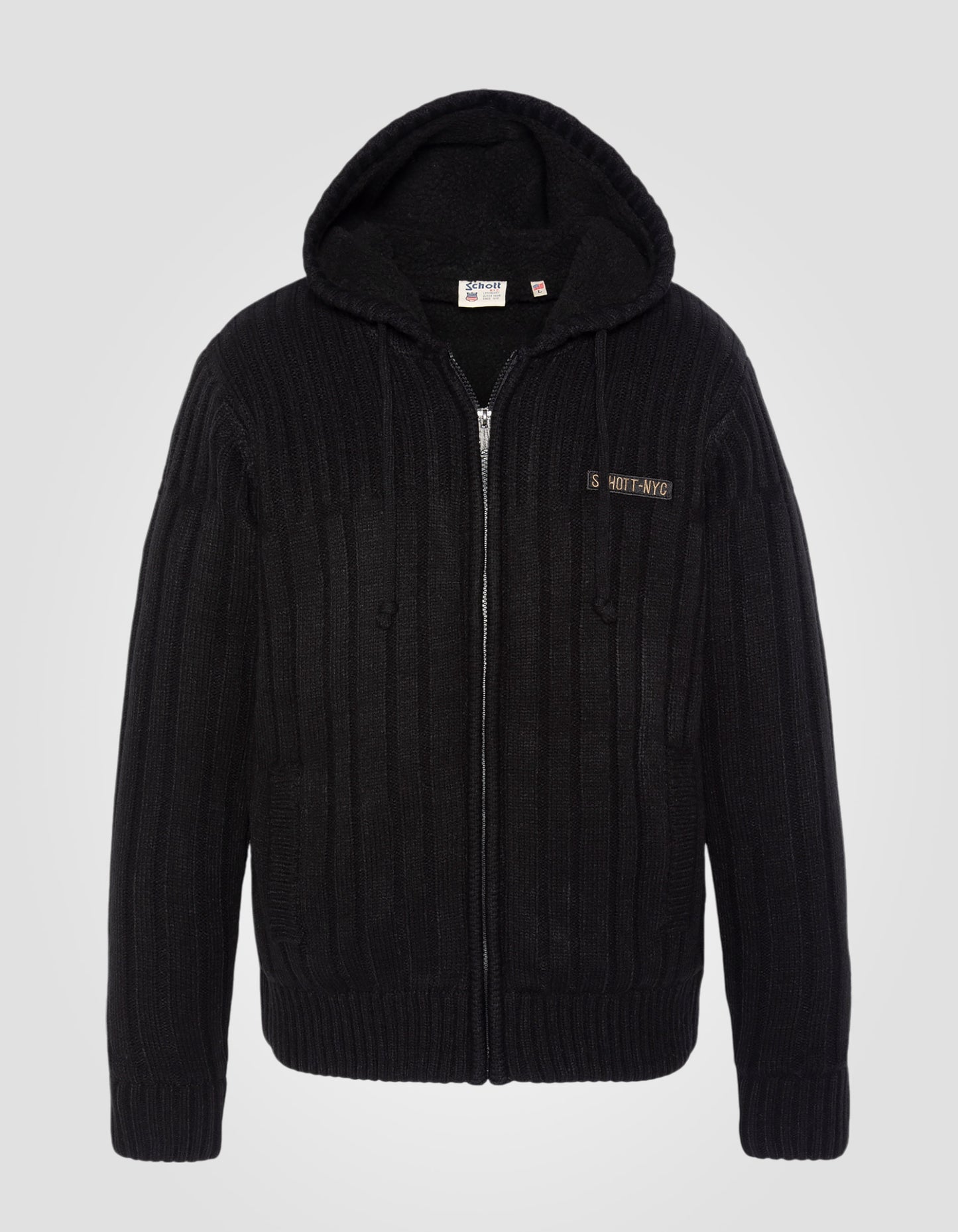 Gilet à capuche doublé sherpa