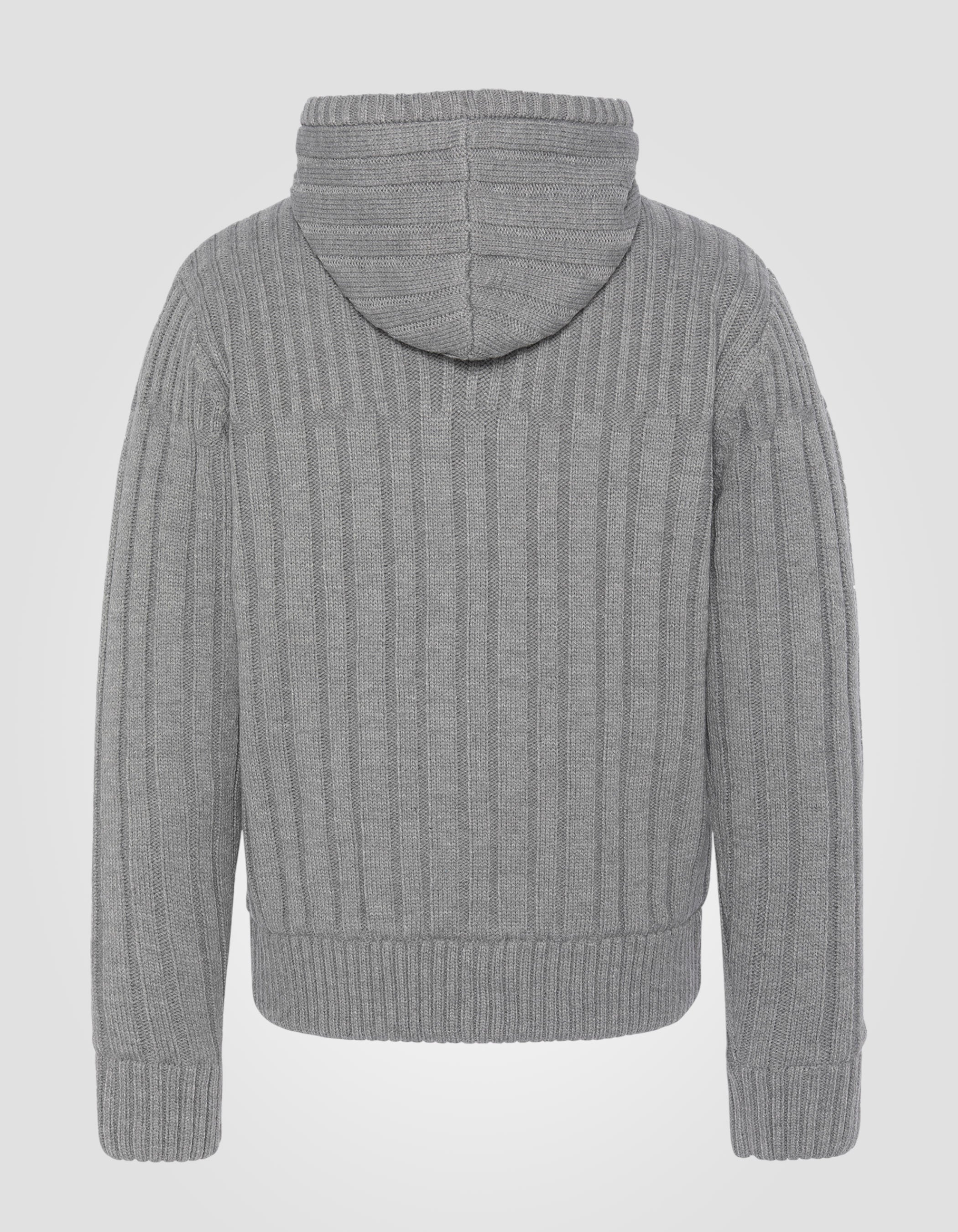 Sherpa -Gray con cappuccio con cappuccio-2