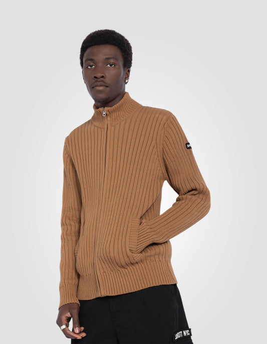 Cardigan zippé recyclé