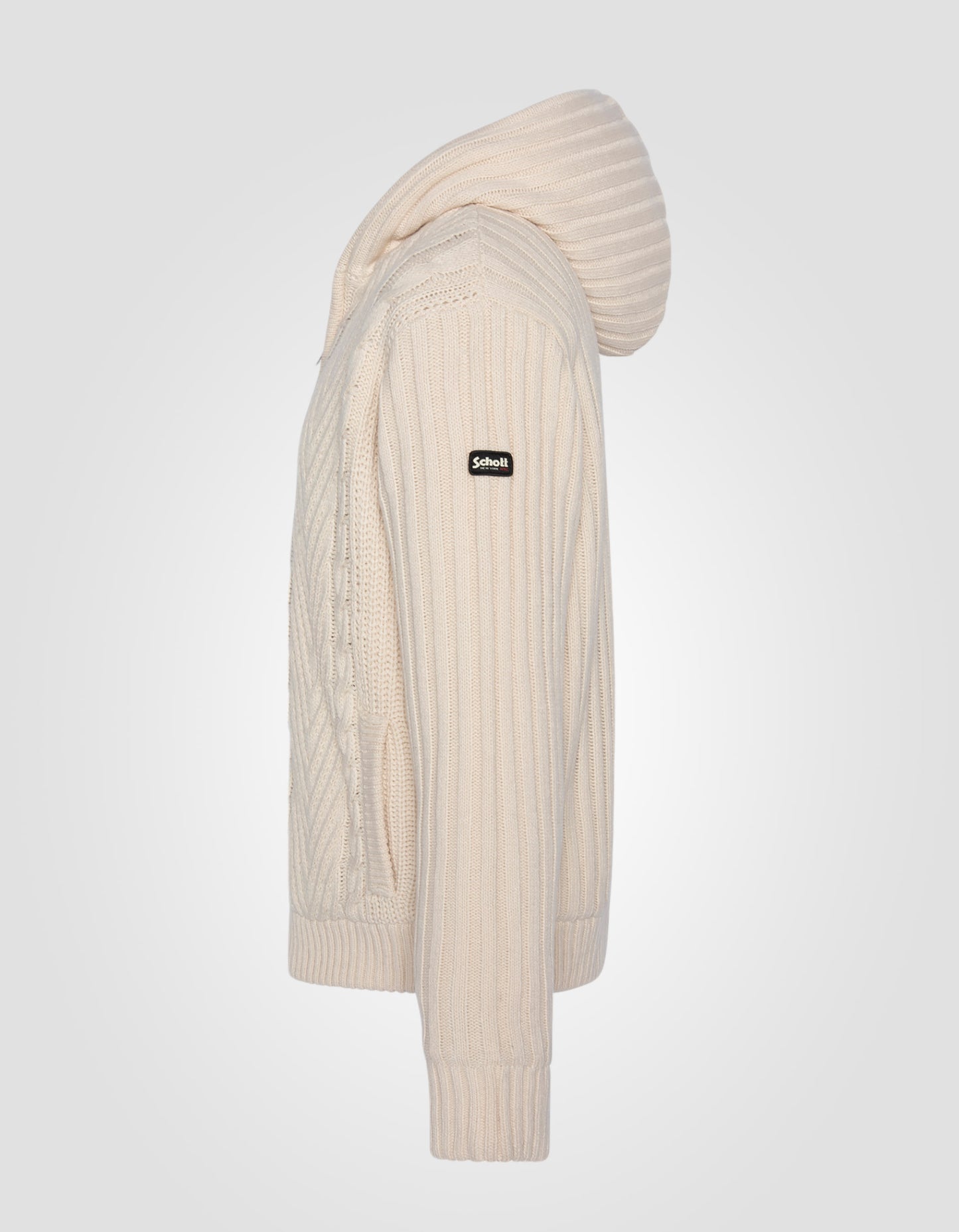 Gilet à capuche doublé sherpa