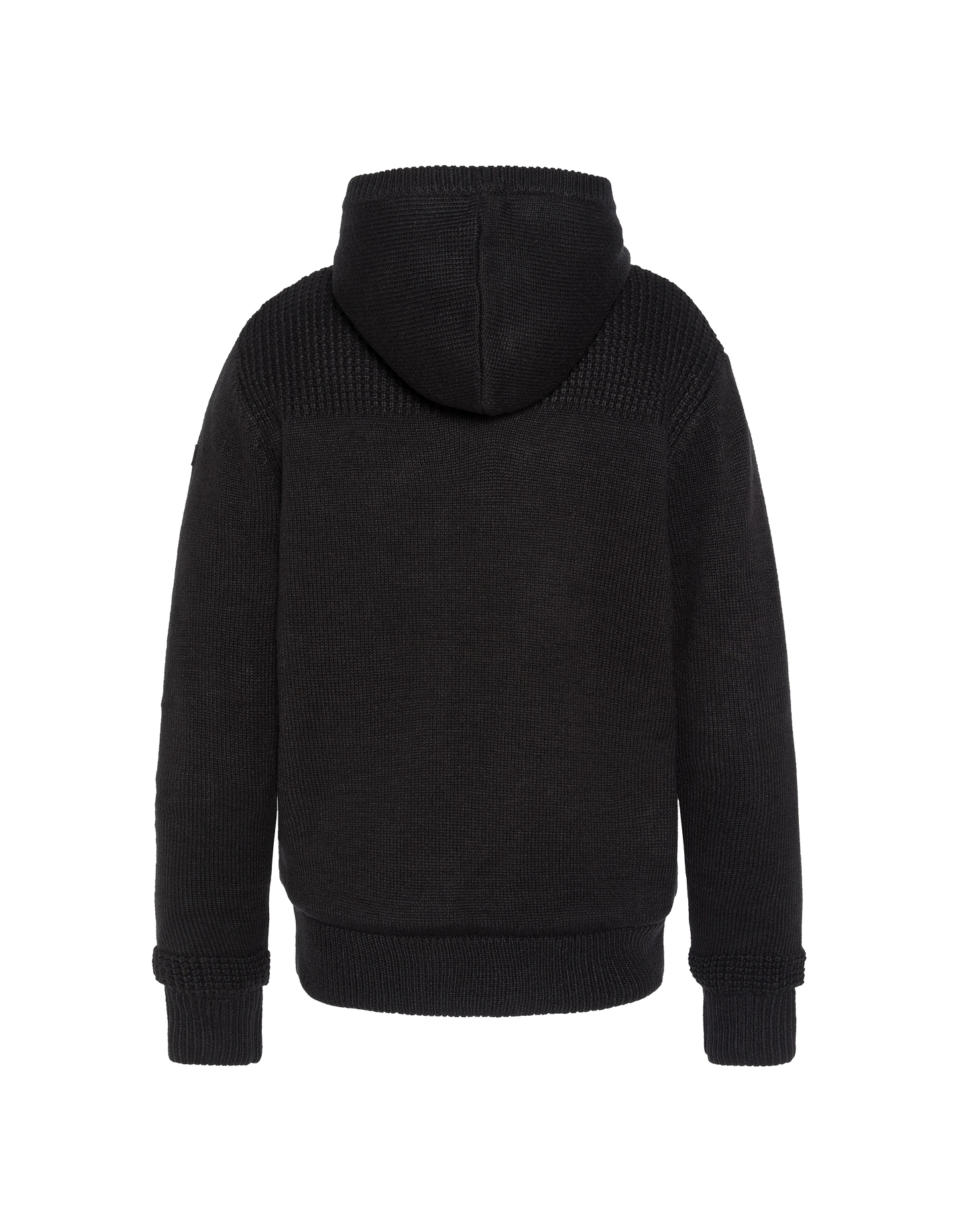 Sherpa mit schwarze Kapuze -Weste mit Kapuze mit Kapuze