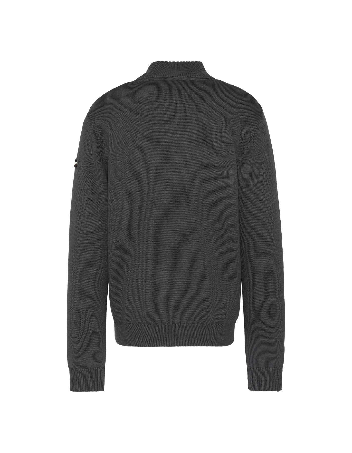 Pull camionneur anthracite, maille torsadée