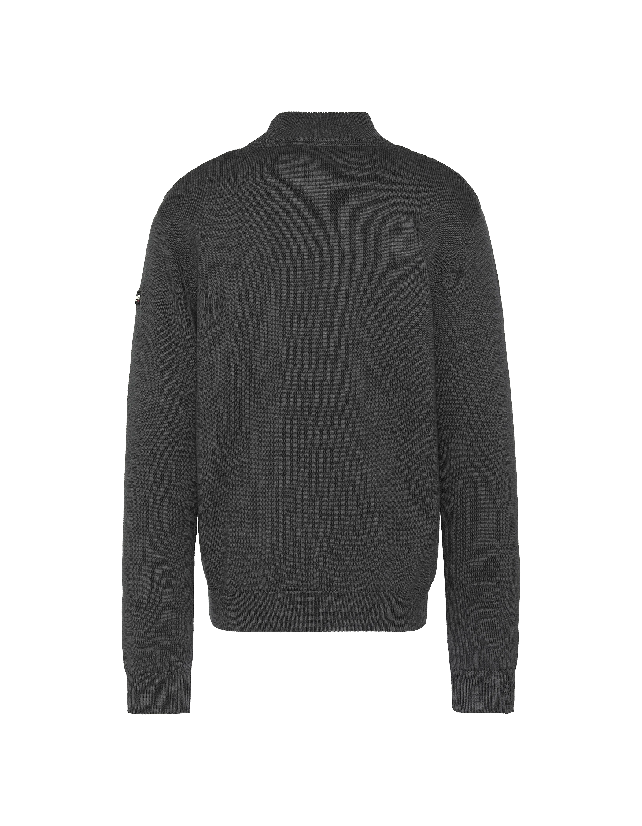 Pull camionneur anthracite, maille torsadée-2