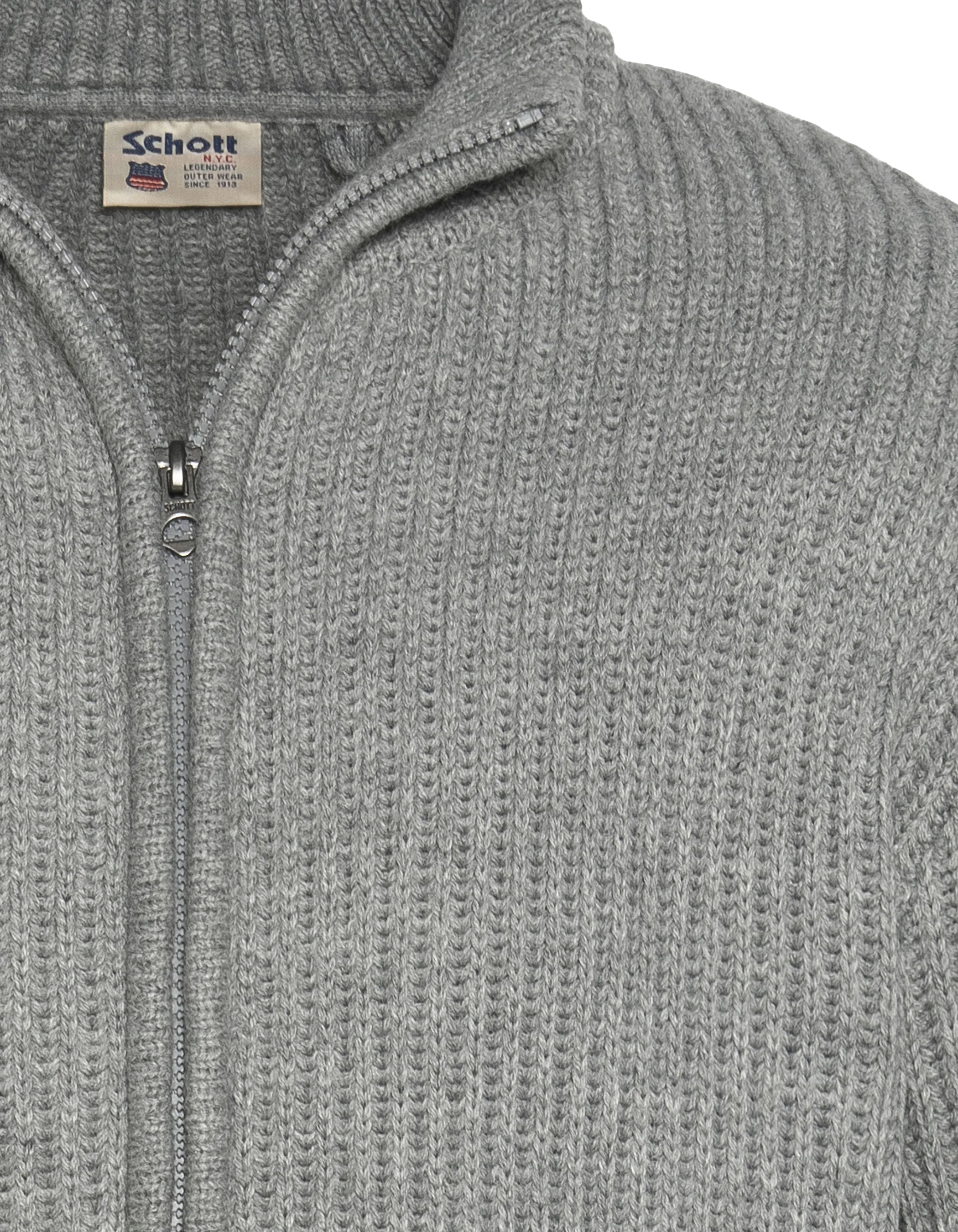 Chinesische graue Reißverschluss, geripptes Netz-4