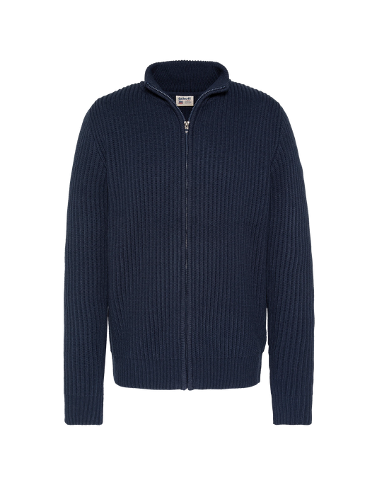 Navy blue zipped vest, ribbed mesh