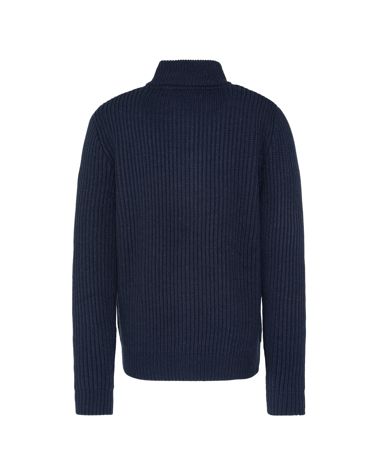 Dunkelblau Reißverschluss, geripptes Netz