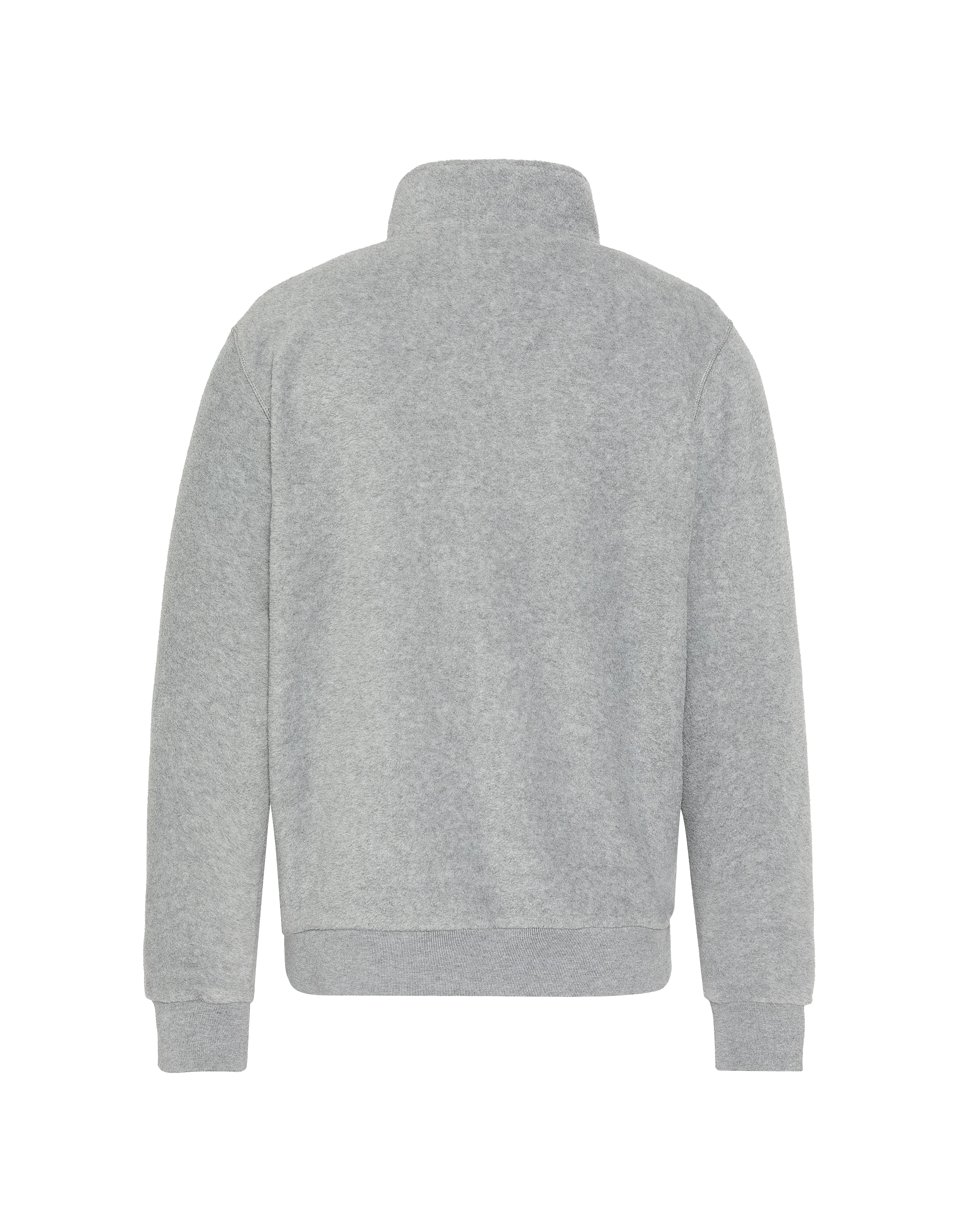 Chinesischer grauer Reißverschlusspullover-2