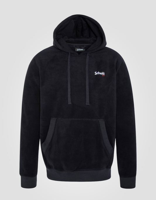 Marineblau zu Kapuzen -Sweatshirt