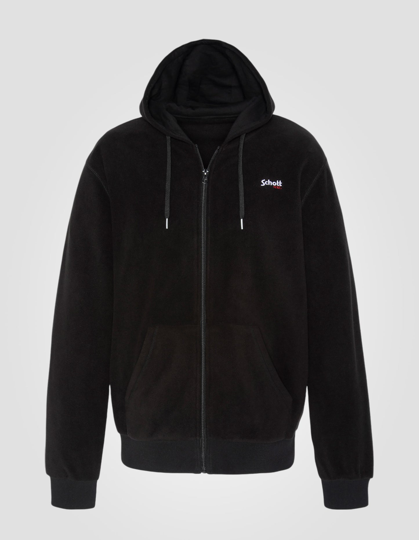 Gilet polaire à capuche