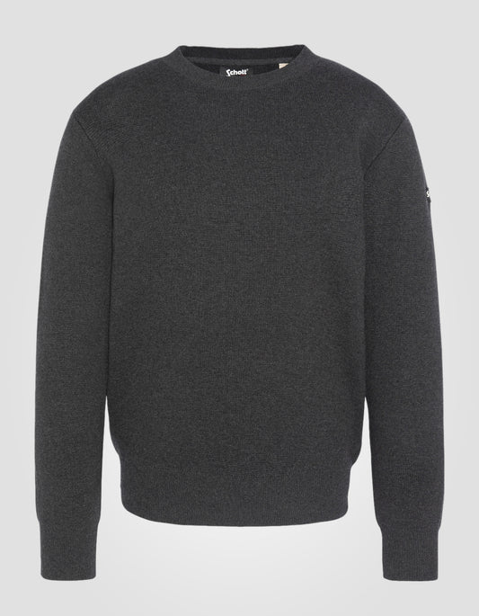 Maglione girocollo militare