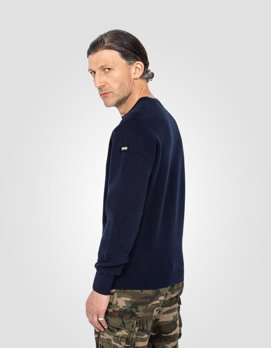 sweater military crew neck