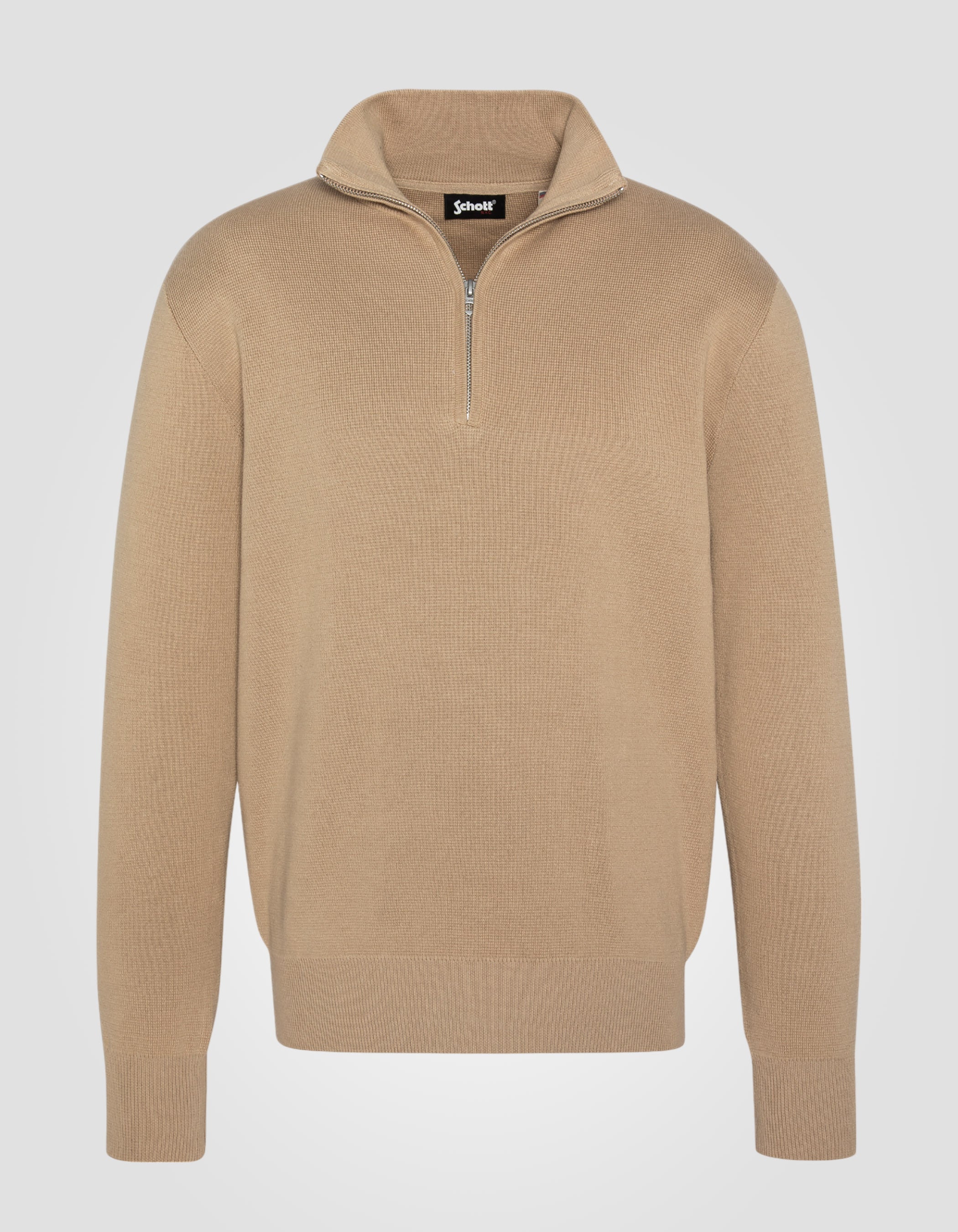 Pull mastic à col zippé-2