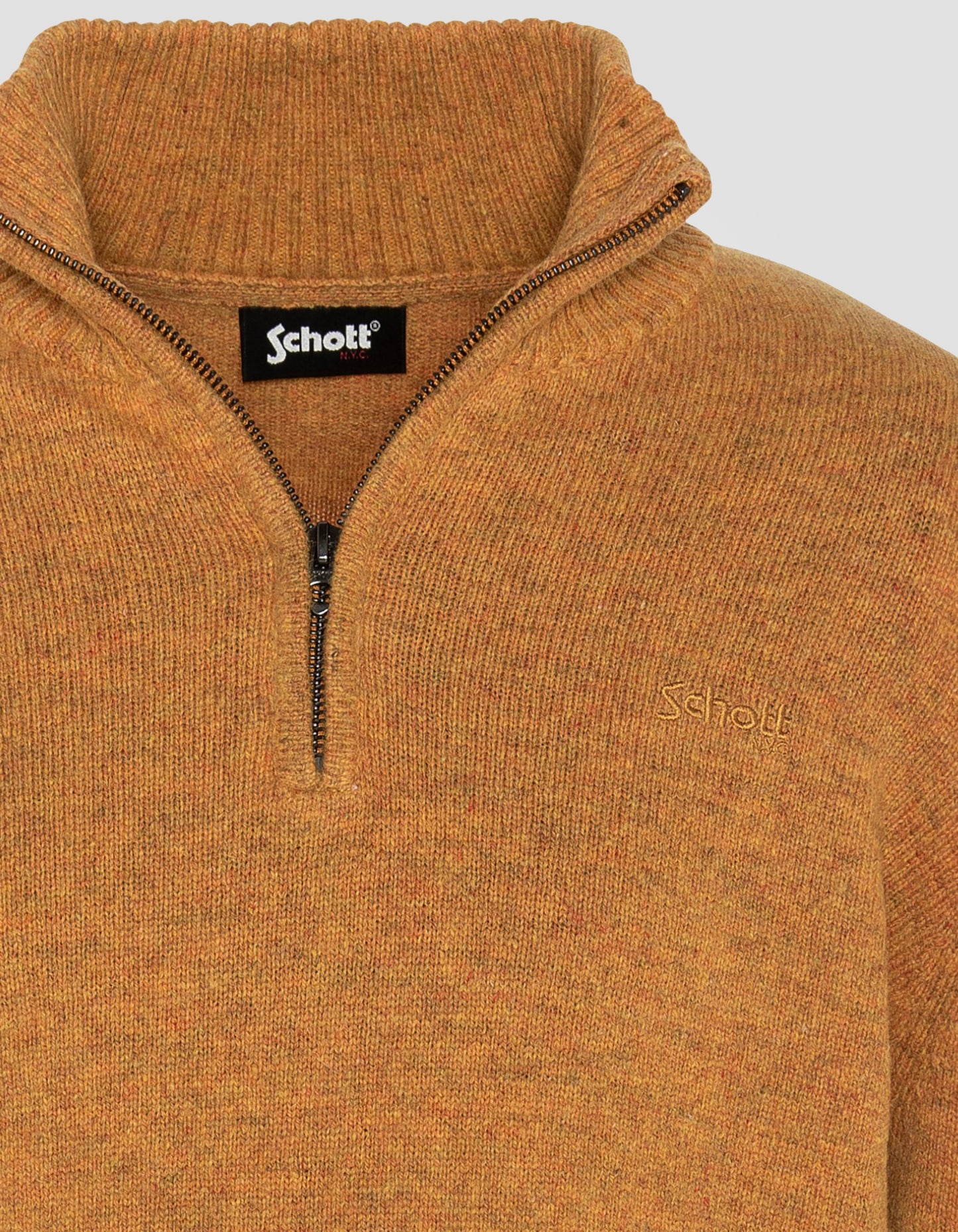 Golden Trucker Pullover in Lambswool