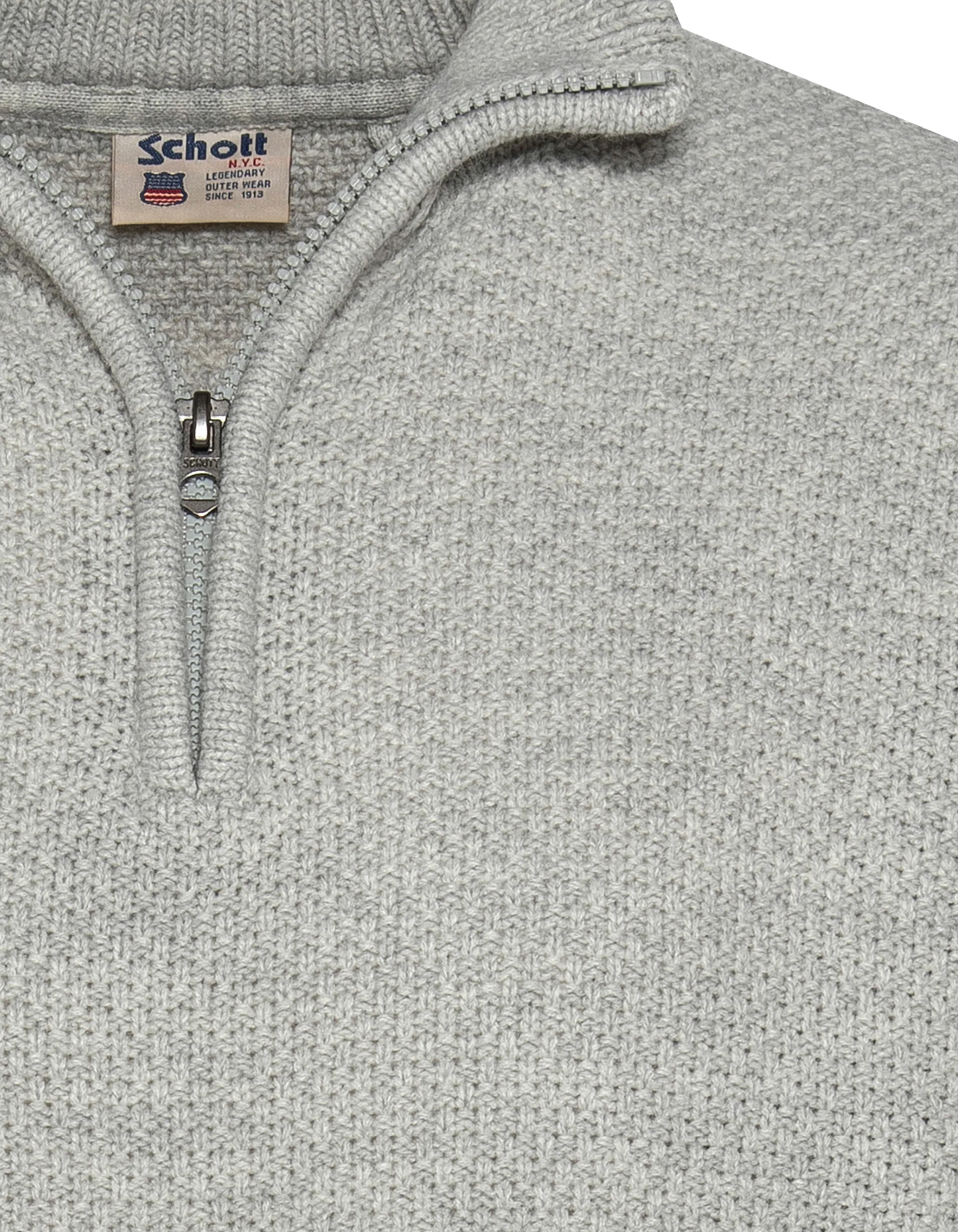 Chinese gray trucker sweater, fancy mesh