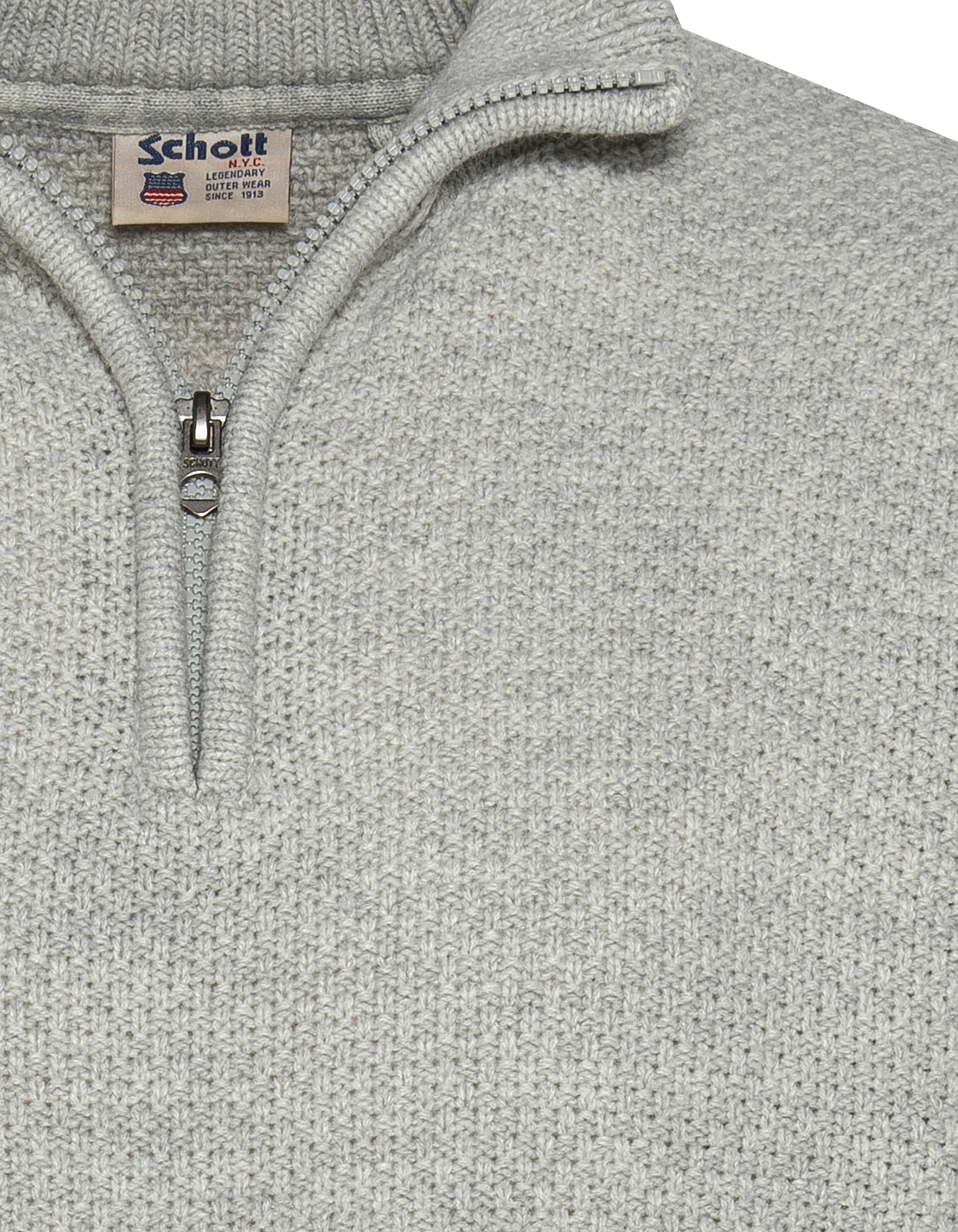 Chinese gray trucker sweater, fancy mesh-4