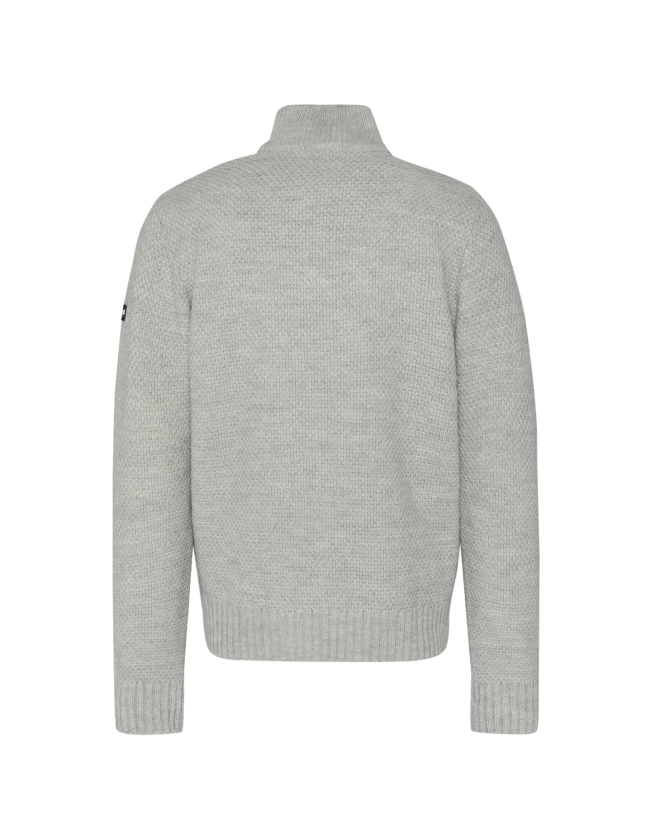 Chinese gray trucker sweater, fancy mesh-2
