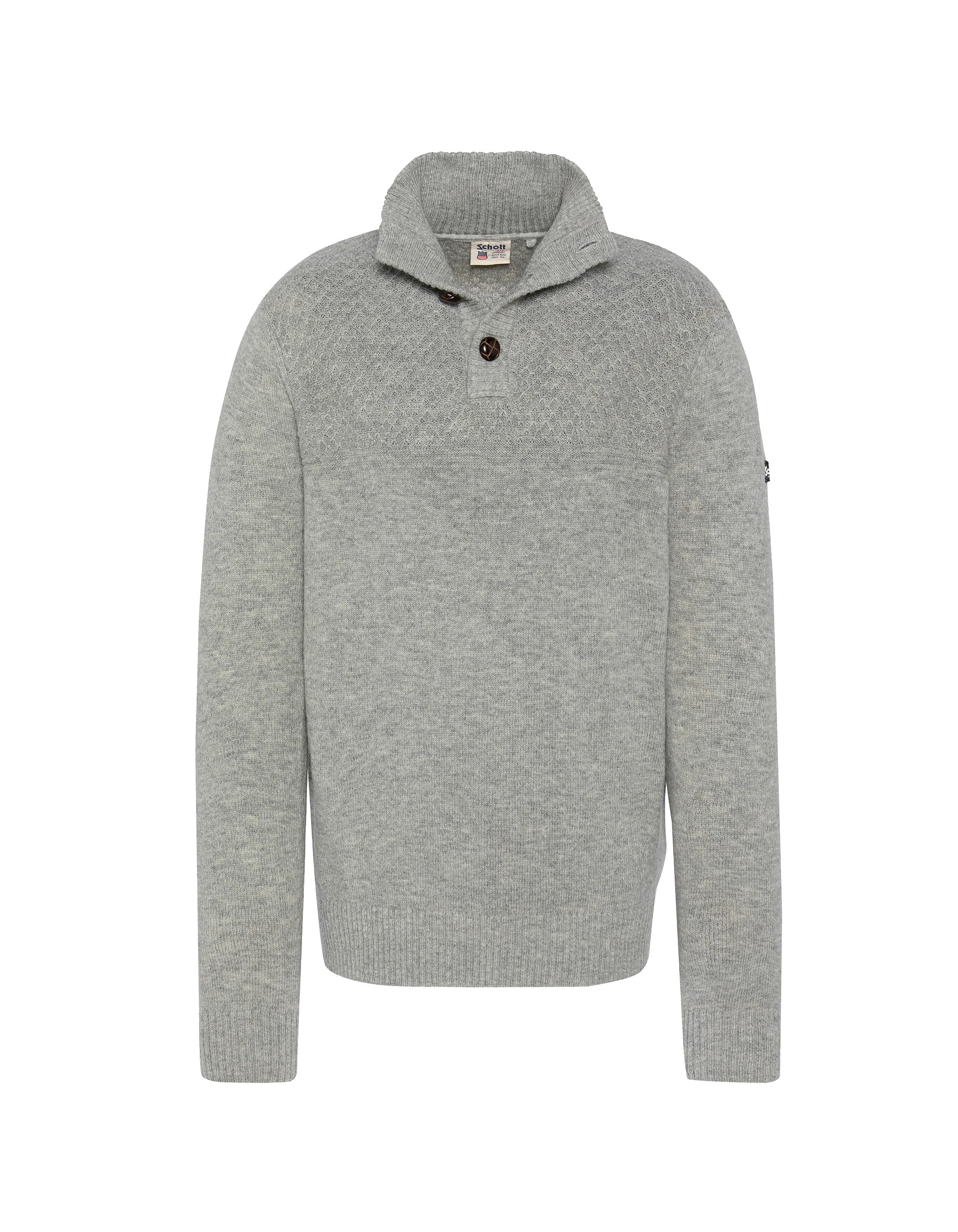 Chinese gray trucker sweater-1