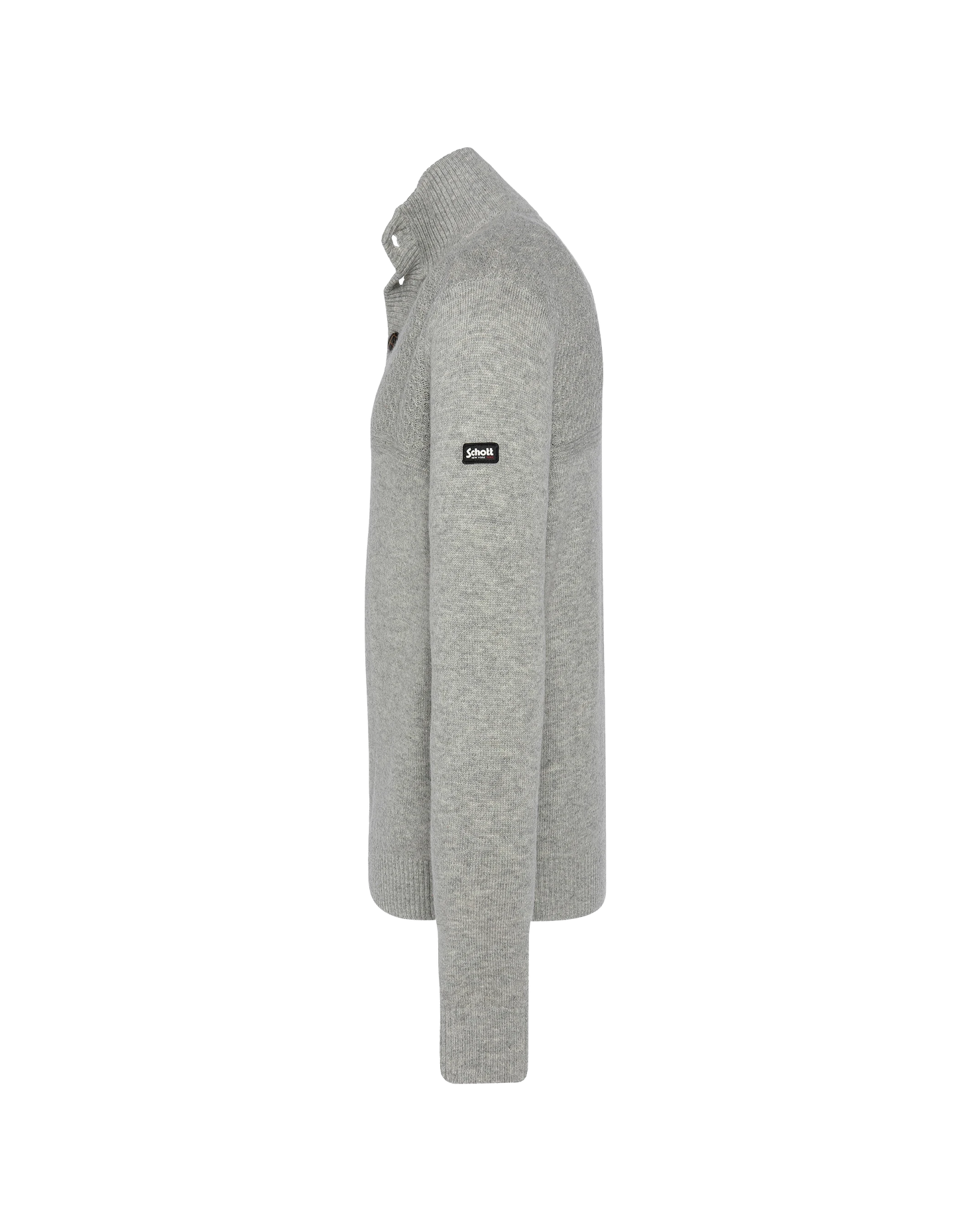 Chinese gray trucker sweater