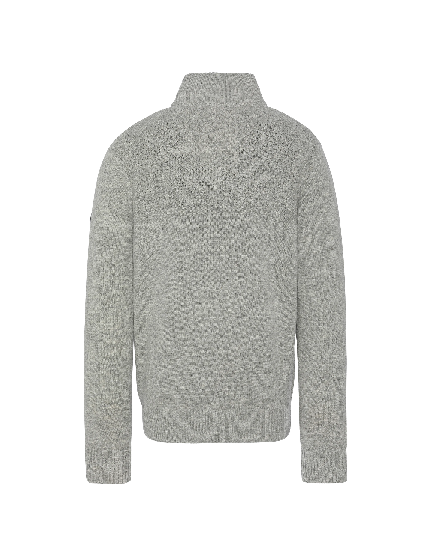Chinese gray trucker sweater