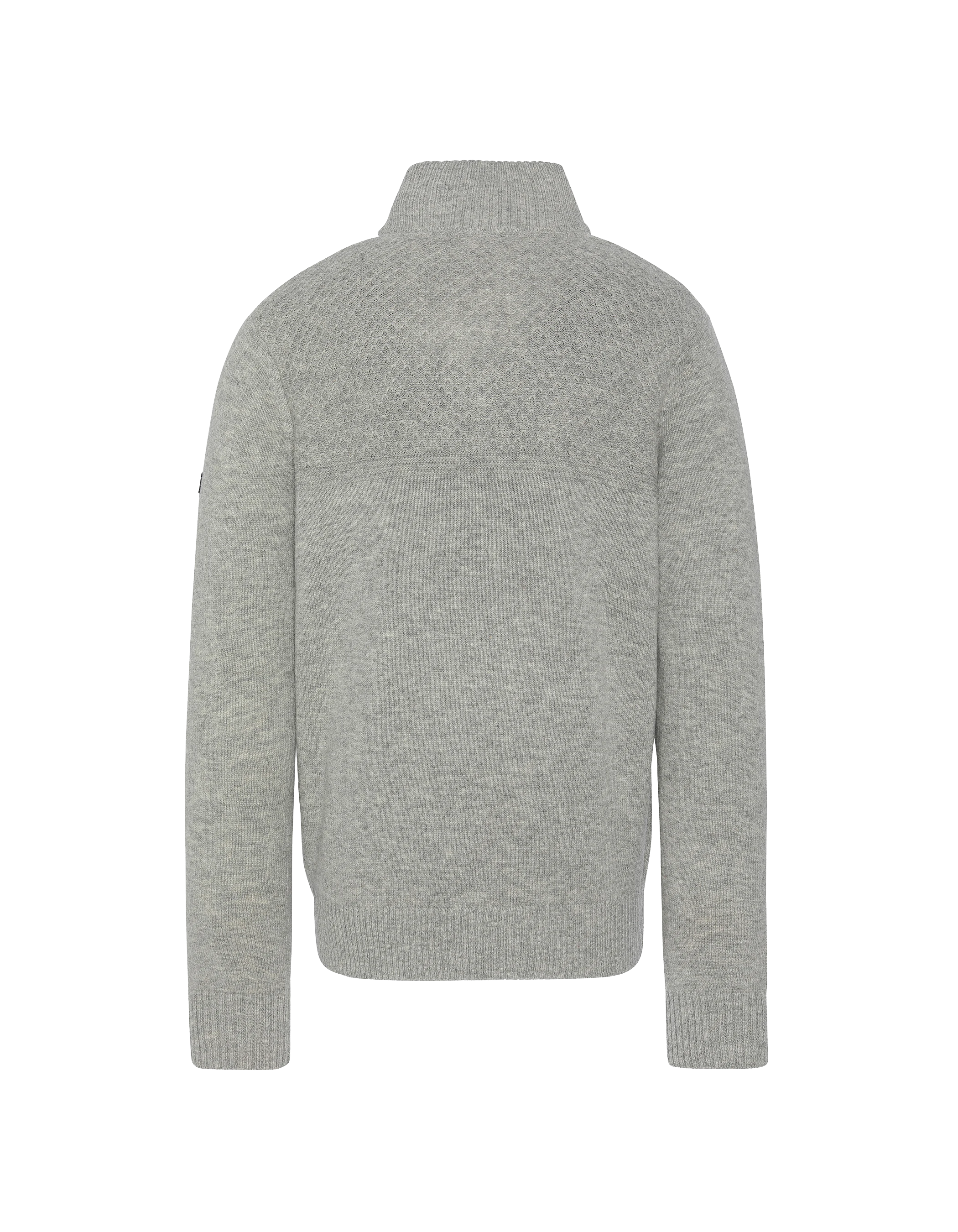 Chinese gray trucker sweater-2