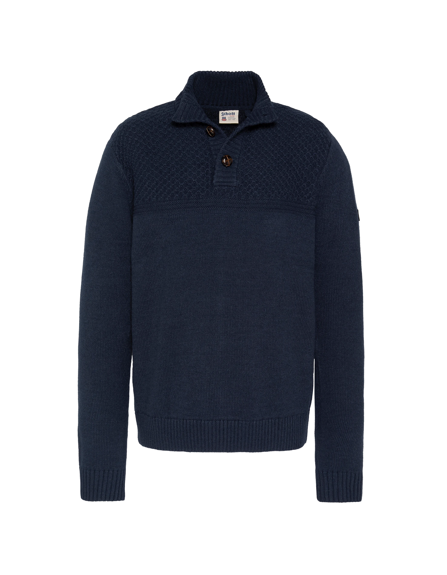 Pull camionneur bleu marine