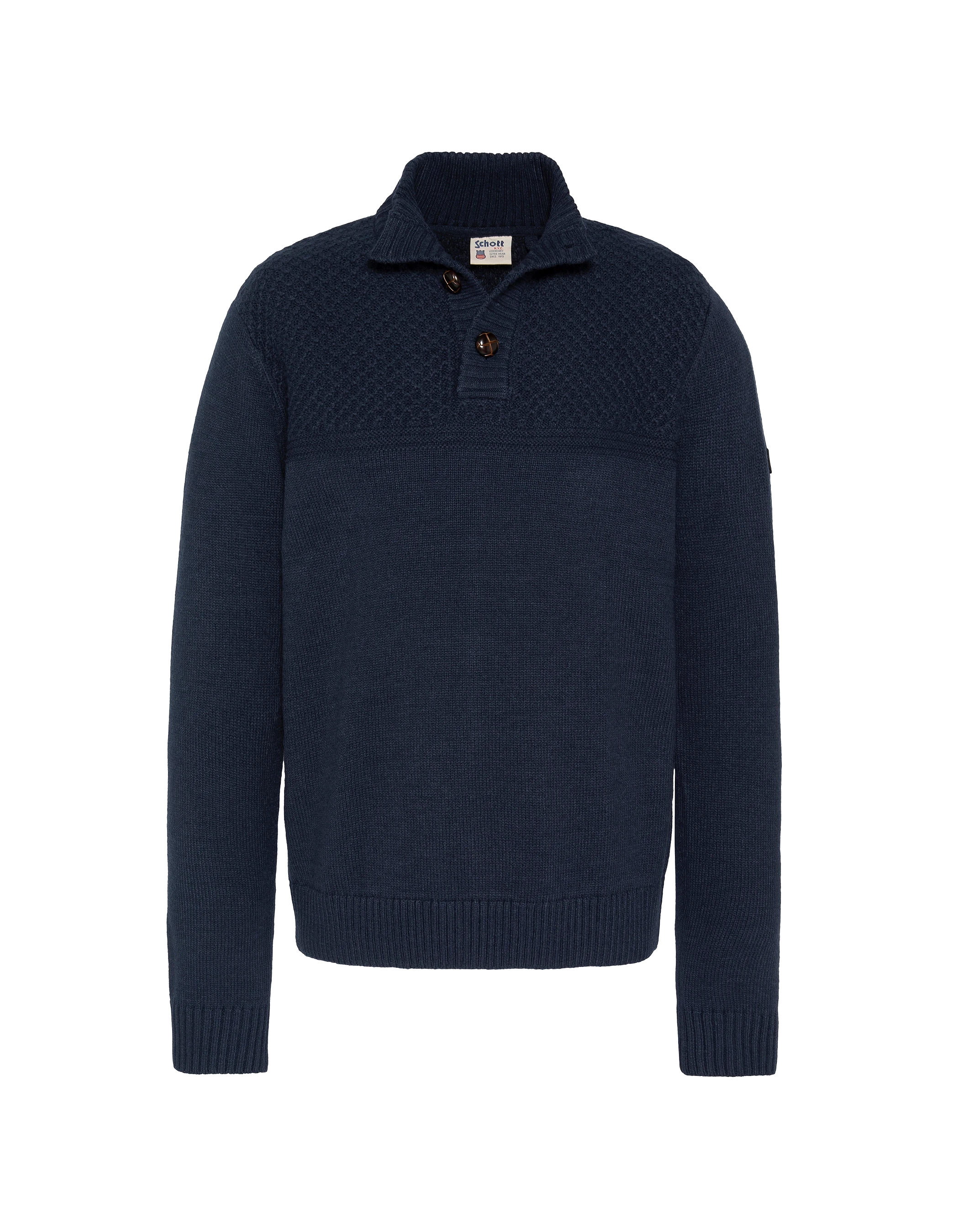 Pull camionneur bleu marine-1