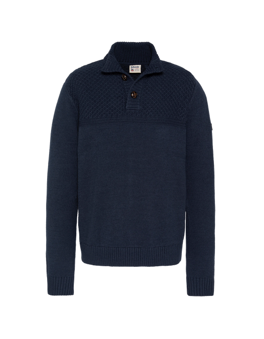 Pull camionneur bleu marine