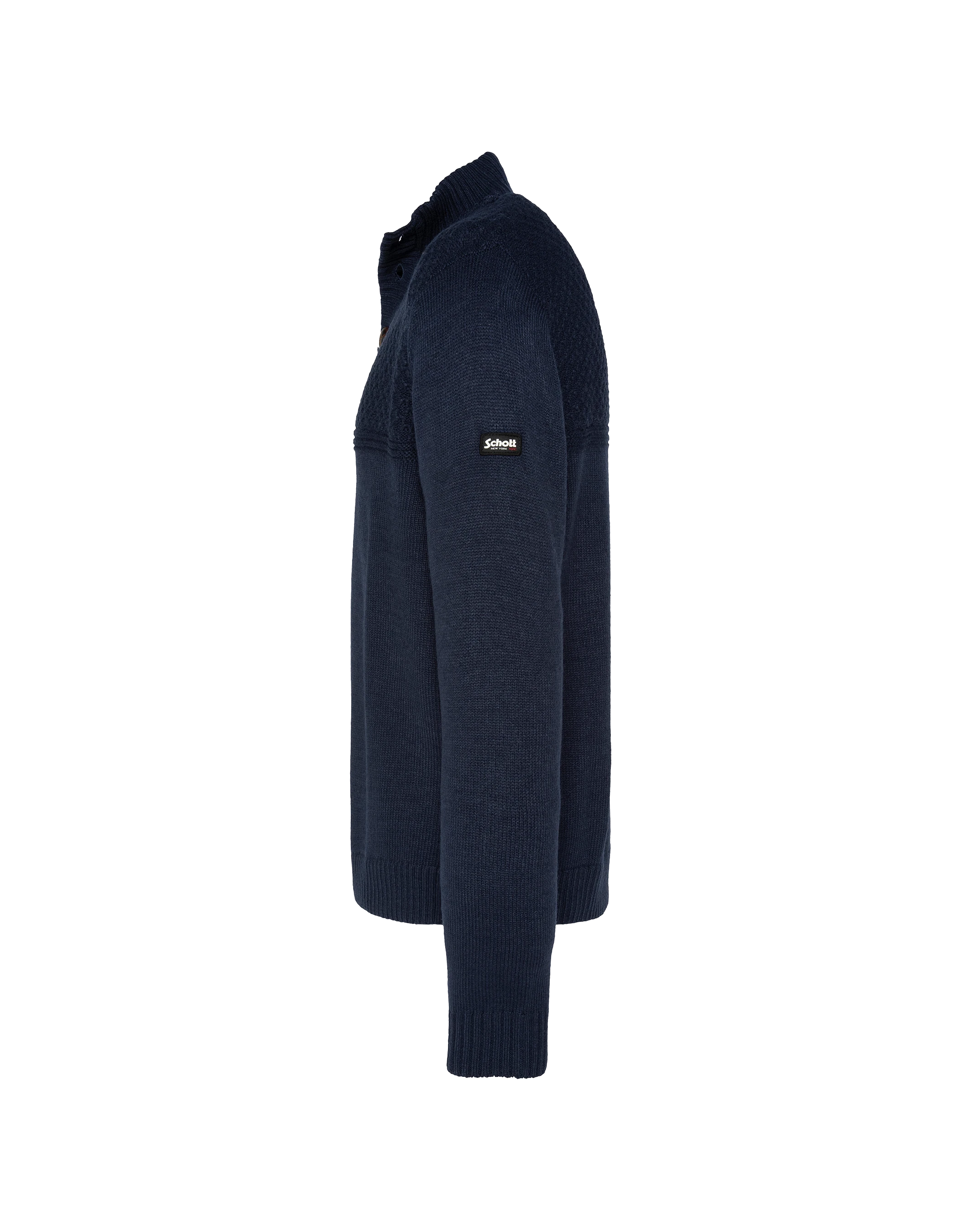 Pull camionneur bleu marine-3