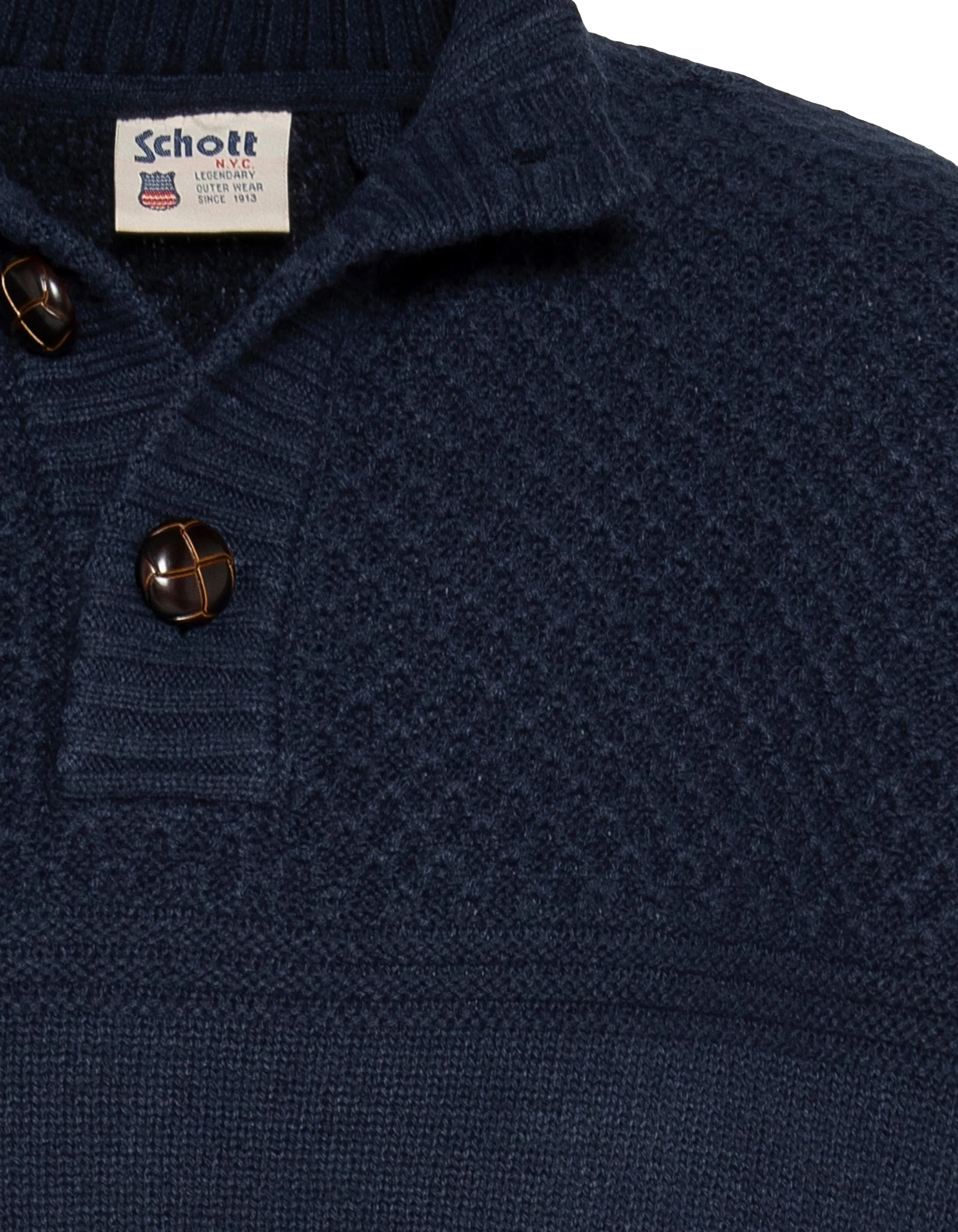 Pull camionneur bleu marine-4